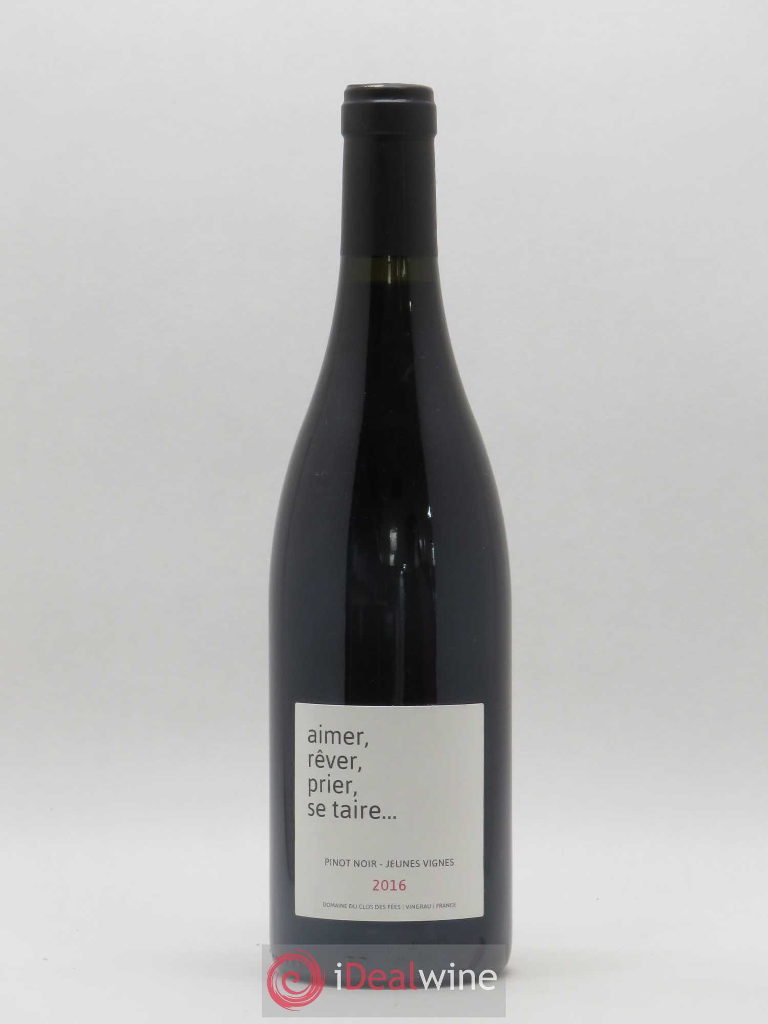 Côtes Catalanes Clos des Fées Aimer Rêver Prier Se taire Hervé Bizeul 2016 - Lot de 1 bouteille - 0