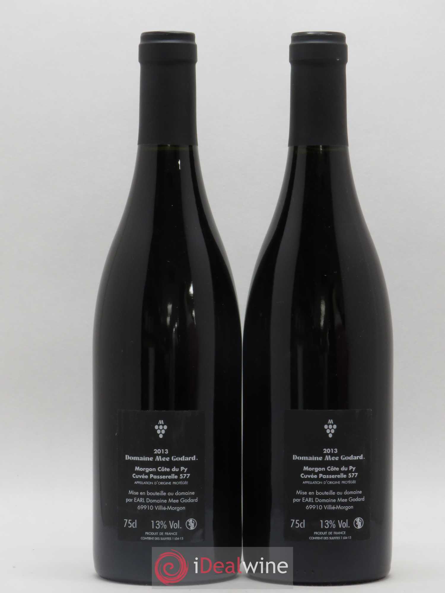 Morgon Passerelle 577 Mee Godard 2013 - Lot de 2 bouteilles - 1