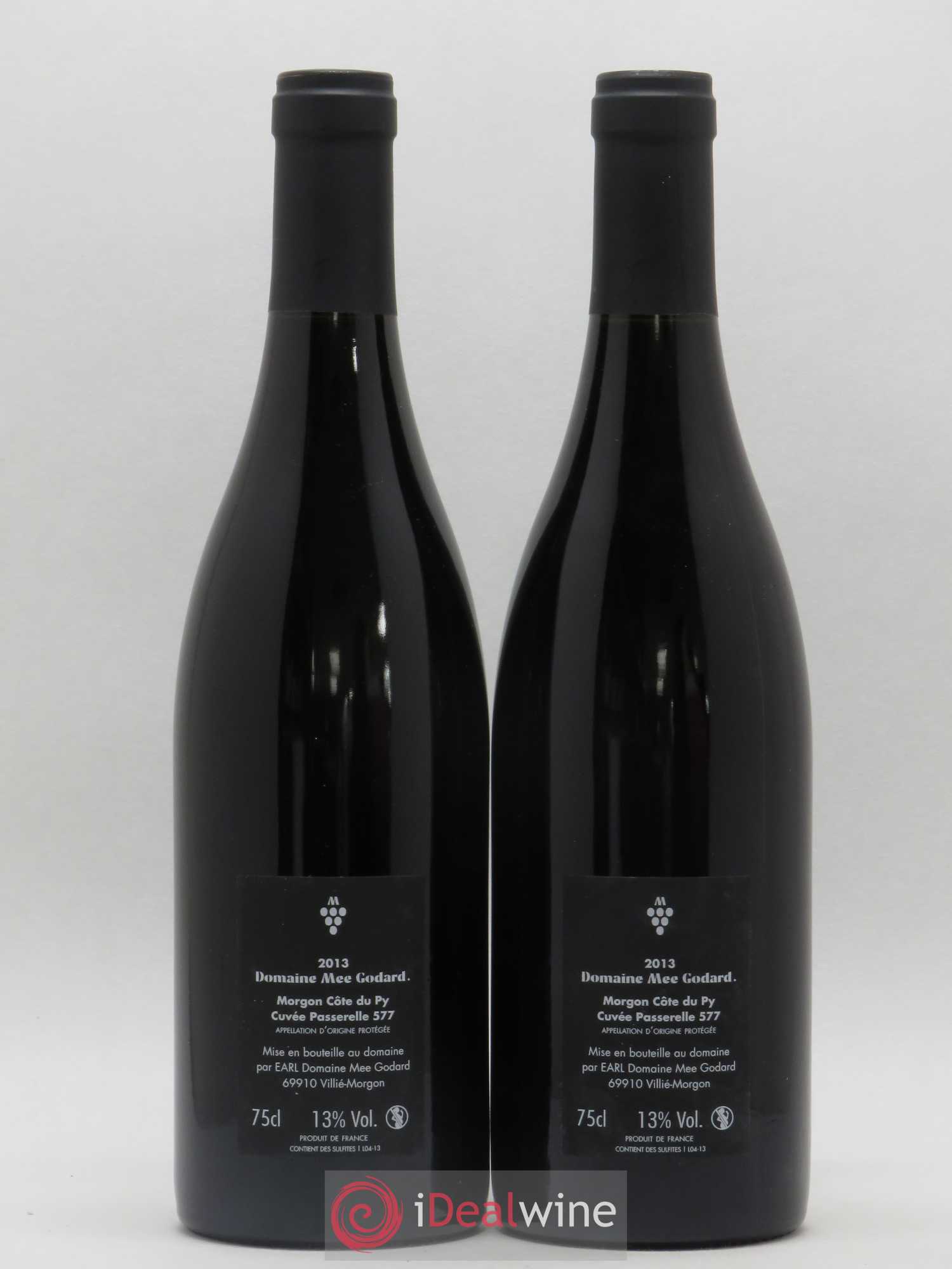 Morgon Passerelle 577 Mee Godard 2013 - Lot de 2 bouteilles - 1