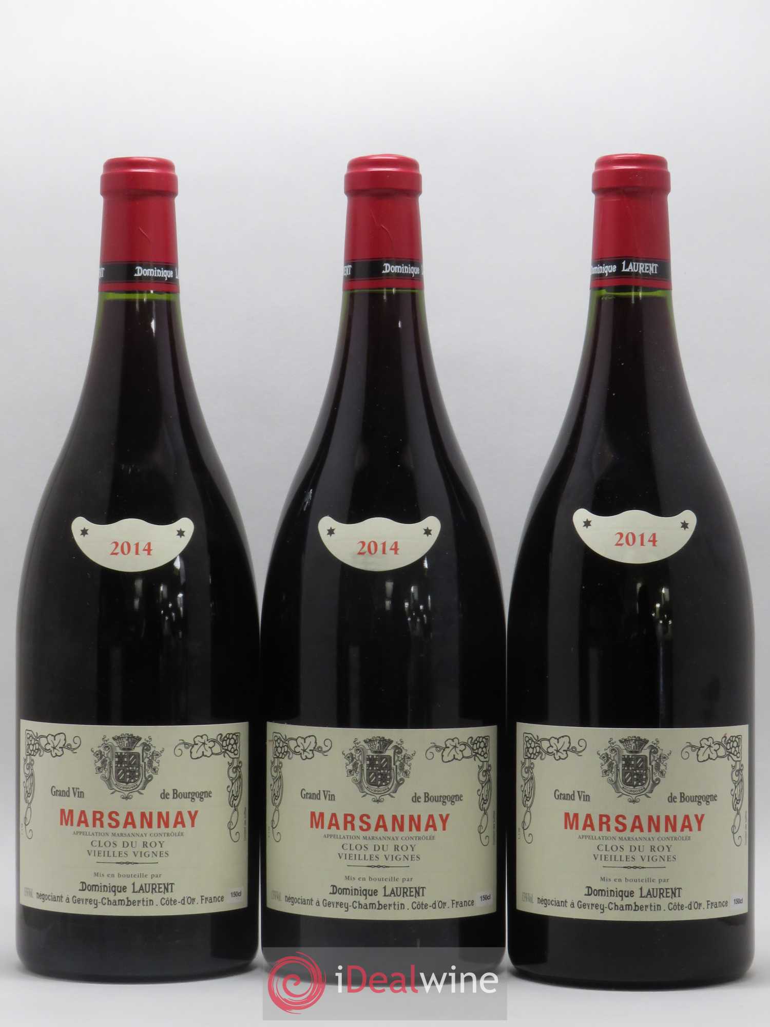 Marsannay Clos du Roy Vieilles Vignes Dominique Laurent 2014 - Lot de 3 magnums - 0