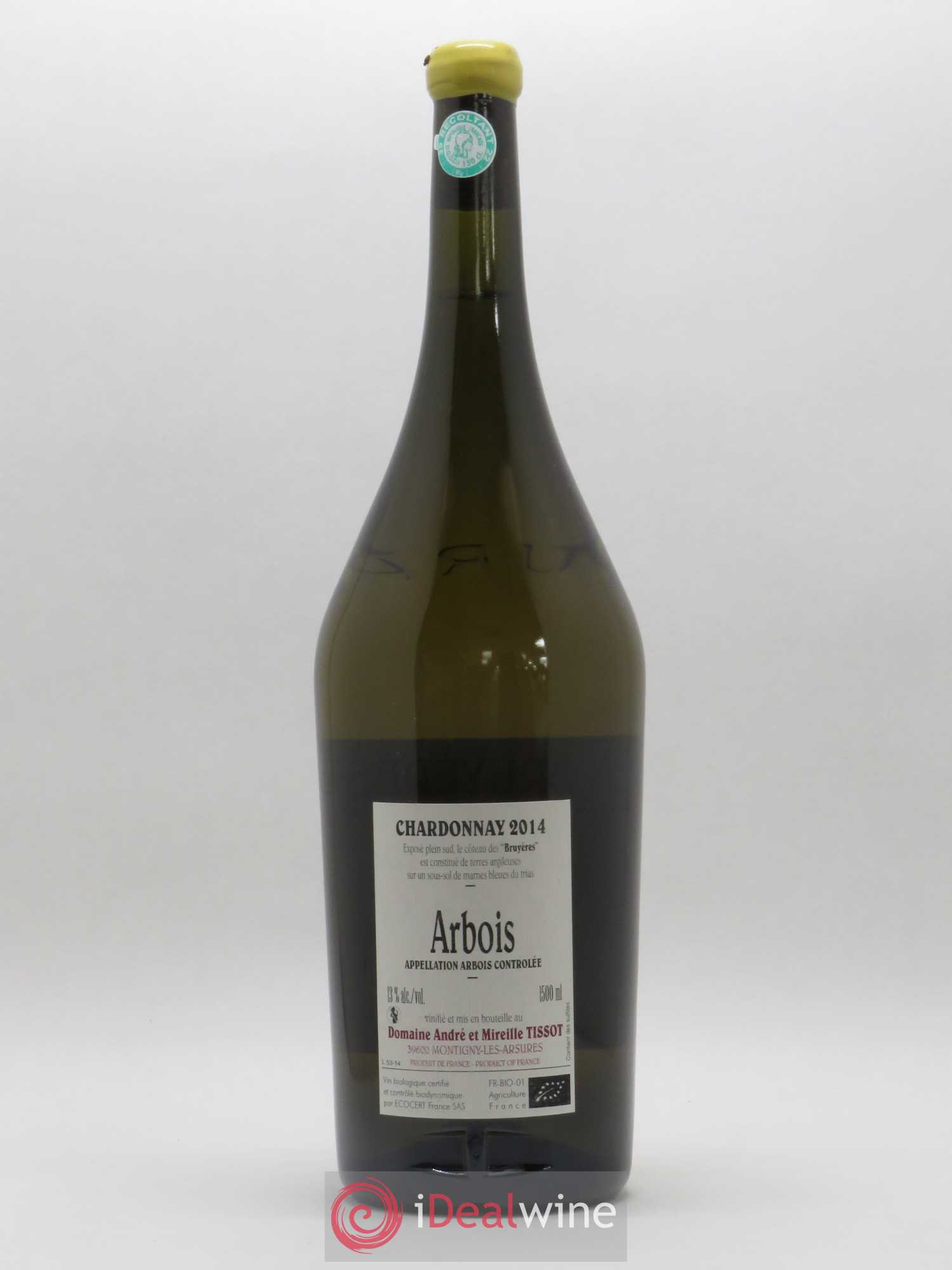 Arbois Chardonnay Les Bruyères Bénédicte et Stéphane Tissot 2014 - Lot de 1 magnum - 1