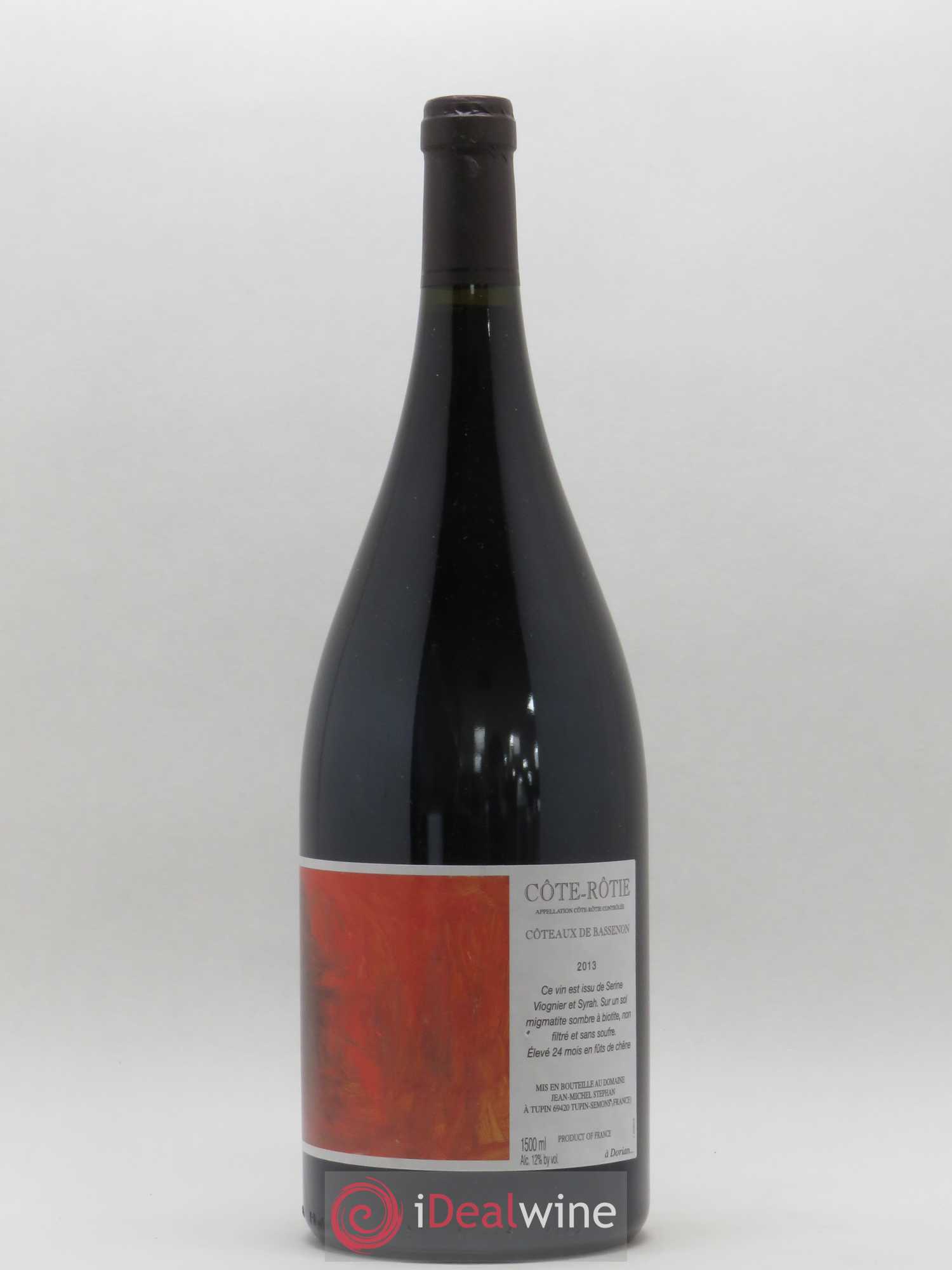 Côte-Rôtie Coteaux de Bassenon Jean-Michel Stephan 2013 - Lot de 1 magnum - 0