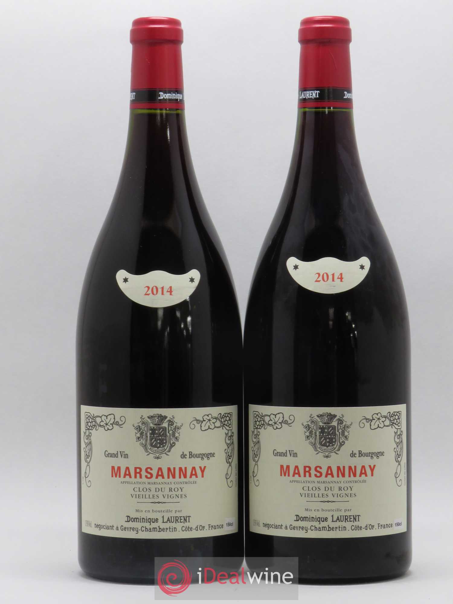 Marsannay Clos du Roy Vieilles Vignes Dominique Laurent 2014 - Lot de 2 magnums - 0