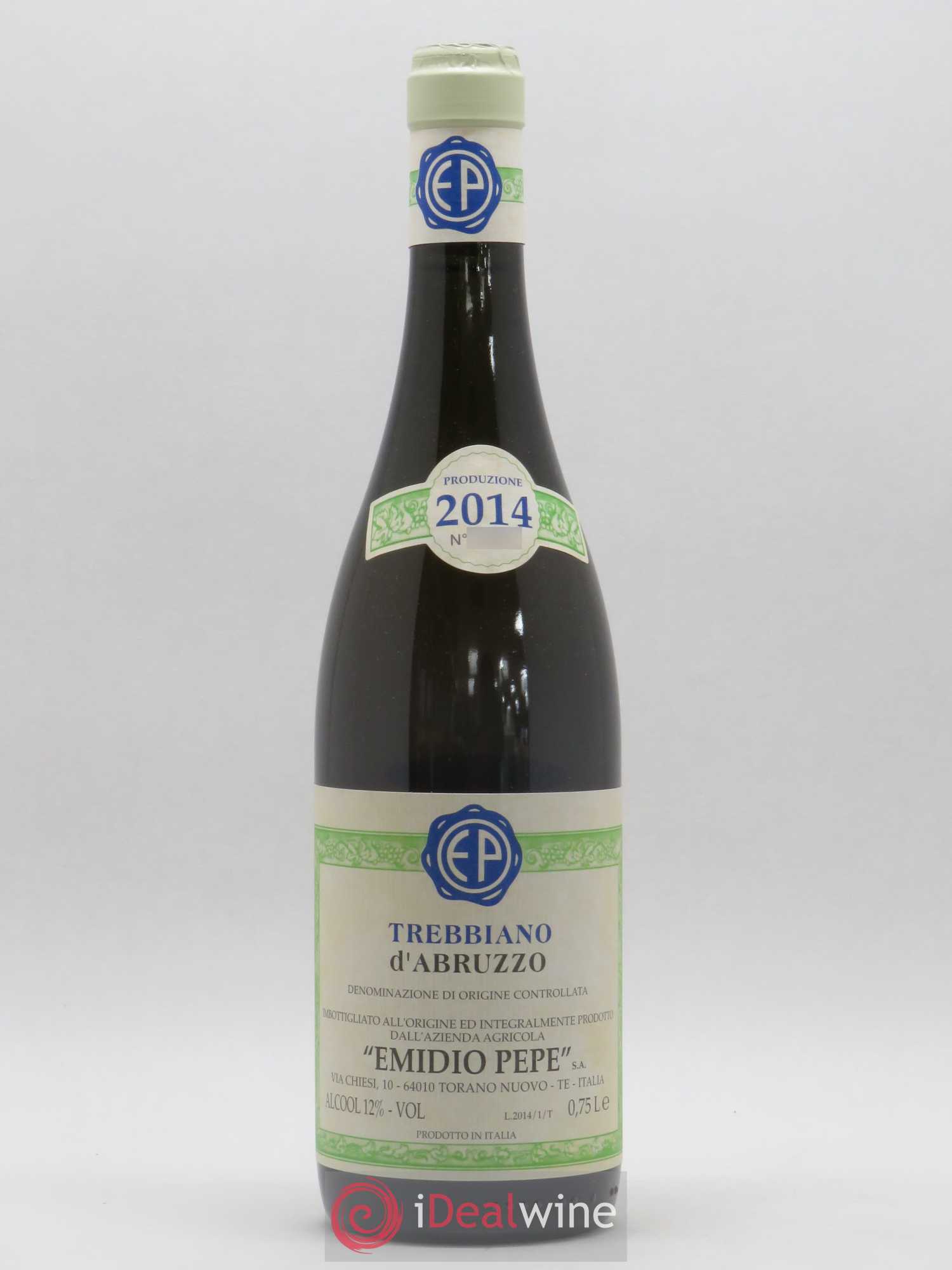 Trebbiano d'Abruzzo DOC Vecchie Viti Emidio Pepe 2014 - Lot de 1 bouteille - 0