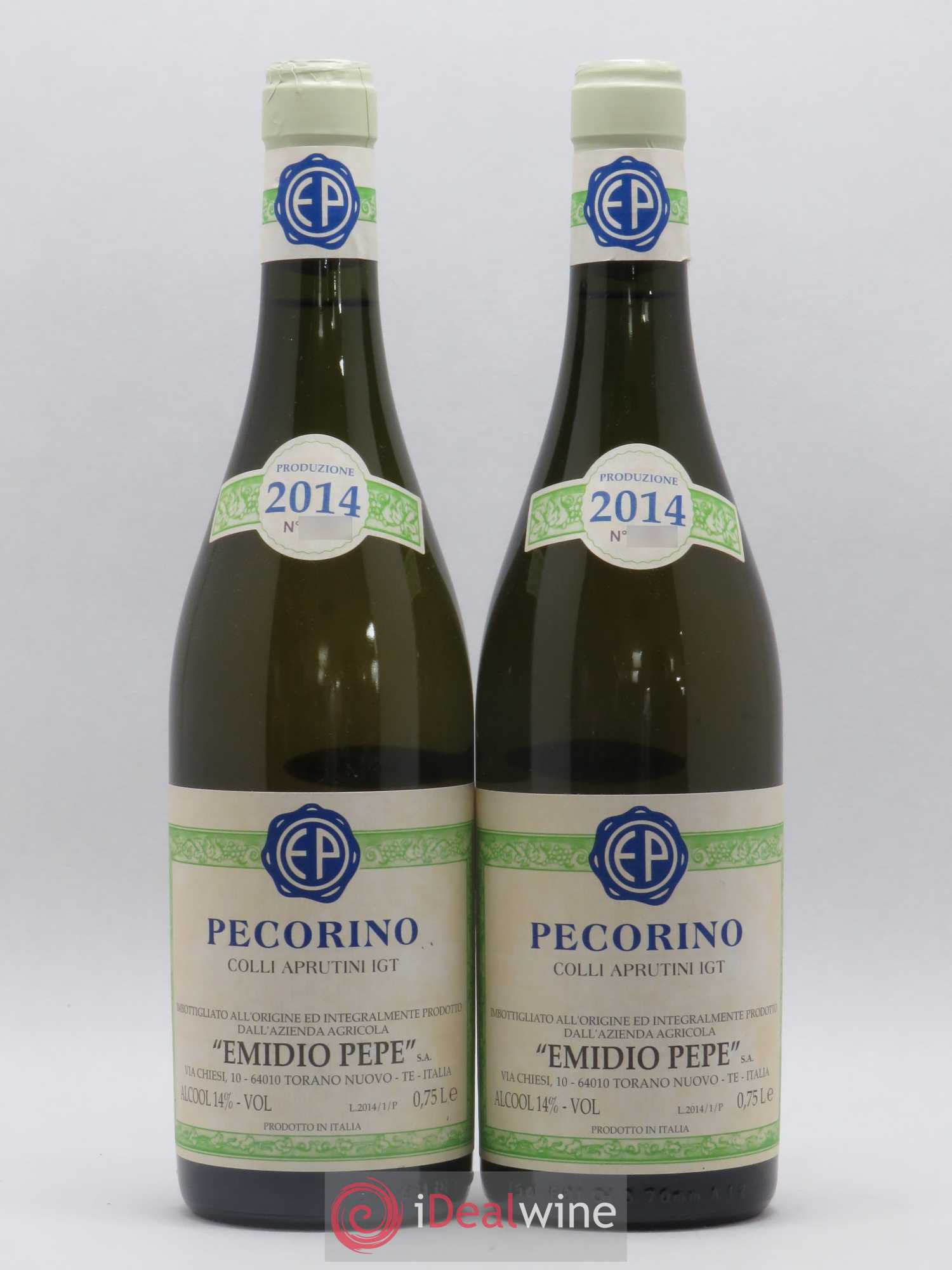 Colli Aprutini IGT Pecorino Emidio Pepe 2014 - Lot de 2 bouteilles - 0
