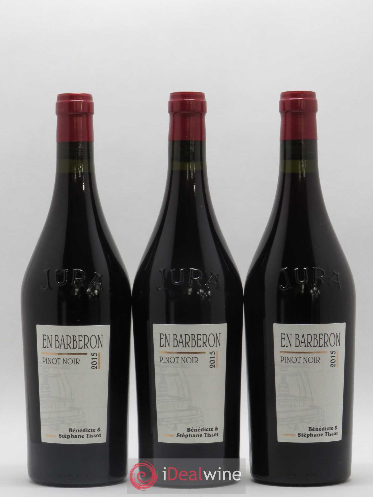 Côtes du Jura En Barberon Bénédicte et Stéphane Tissot 2015 - Lot de 3 bouteilles - 0
