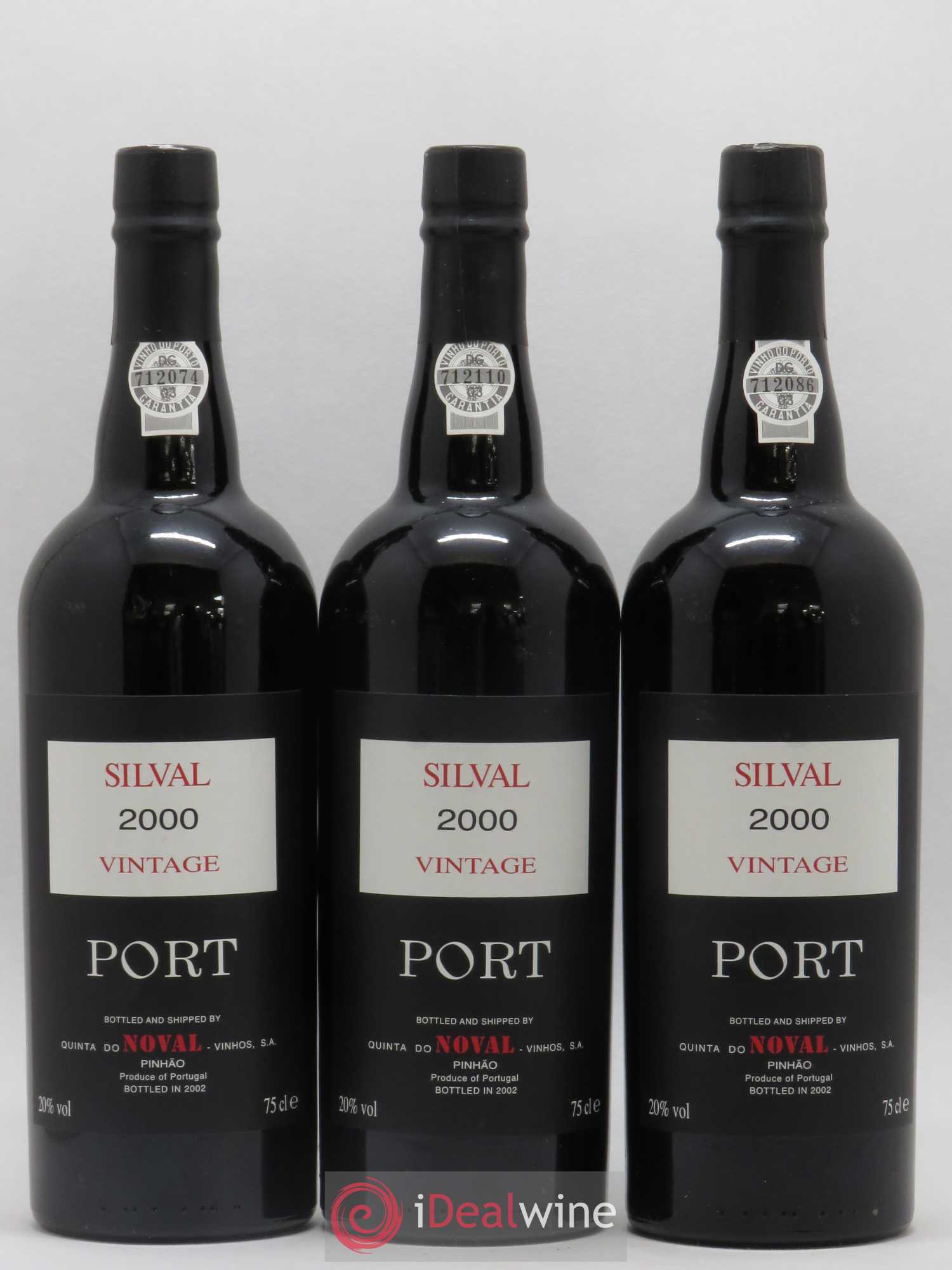 Porto Noval Silval 2000 - Lot de 3 bouteilles - 0