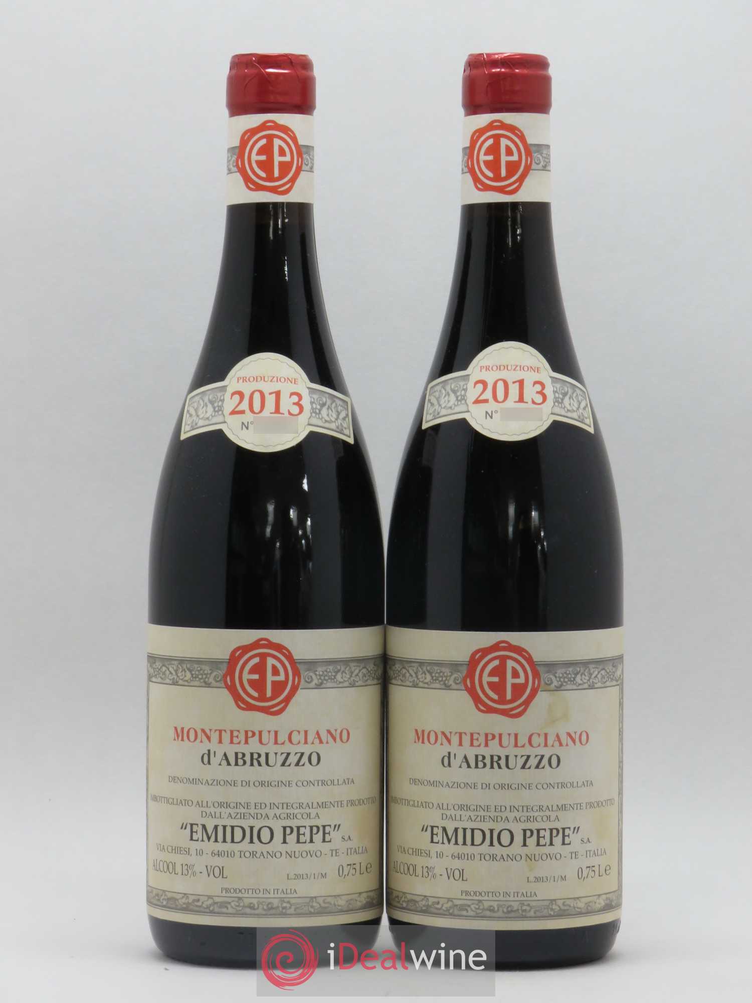 Montepulciano d'Abruzzo DOC Riserva Vecchie Viti Emidio Pepe 2013 - Lot de 2 bouteilles - 0