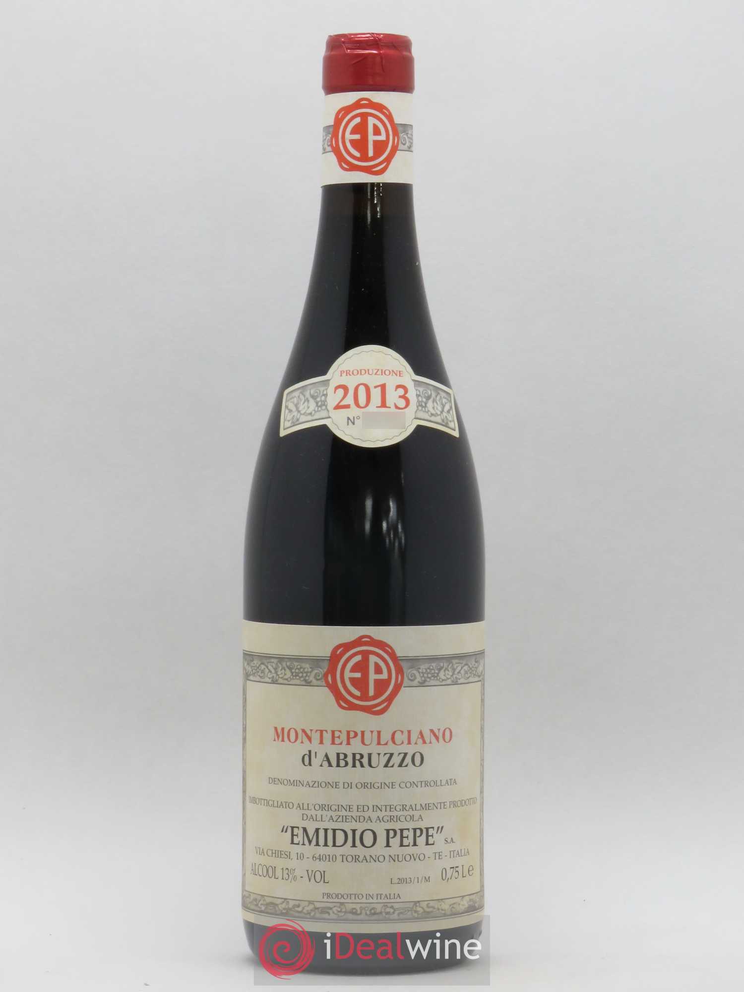 Montepulciano d'Abruzzo DOC Riserva Vecchie Viti Emidio Pepe 2013 - Lot de 1 bouteille - 0