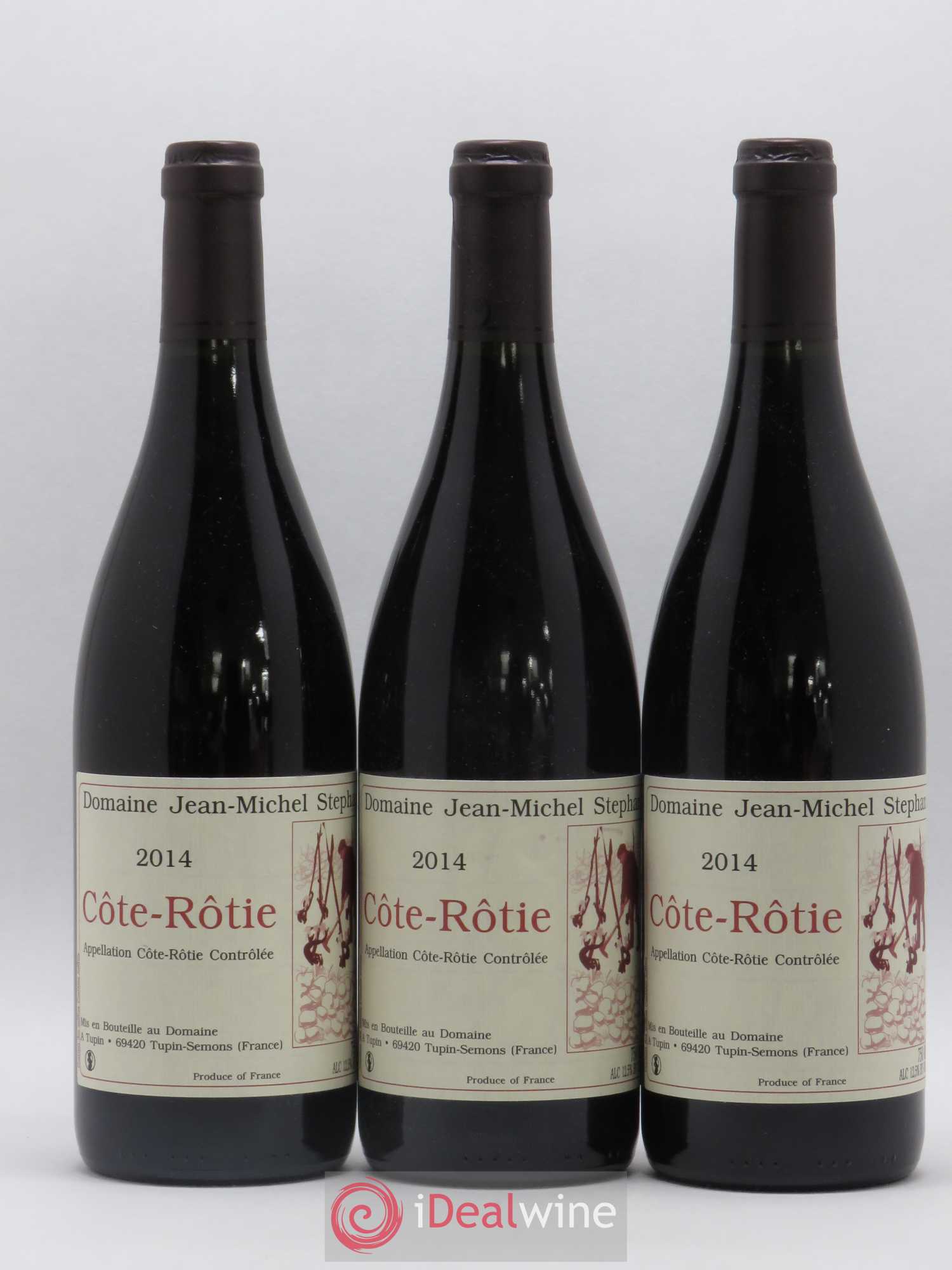 Côte-Rôtie Jean-Michel Stephan 2014 - Lot de 3 bouteilles - 0