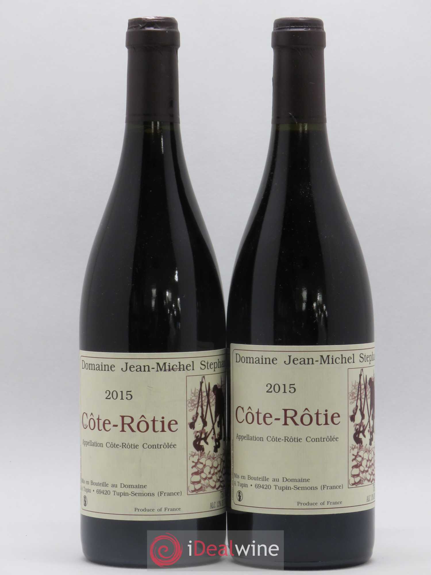 Côte-Rôtie Jean-Michel Stephan 2015 - Lot de 2 bouteilles - 0