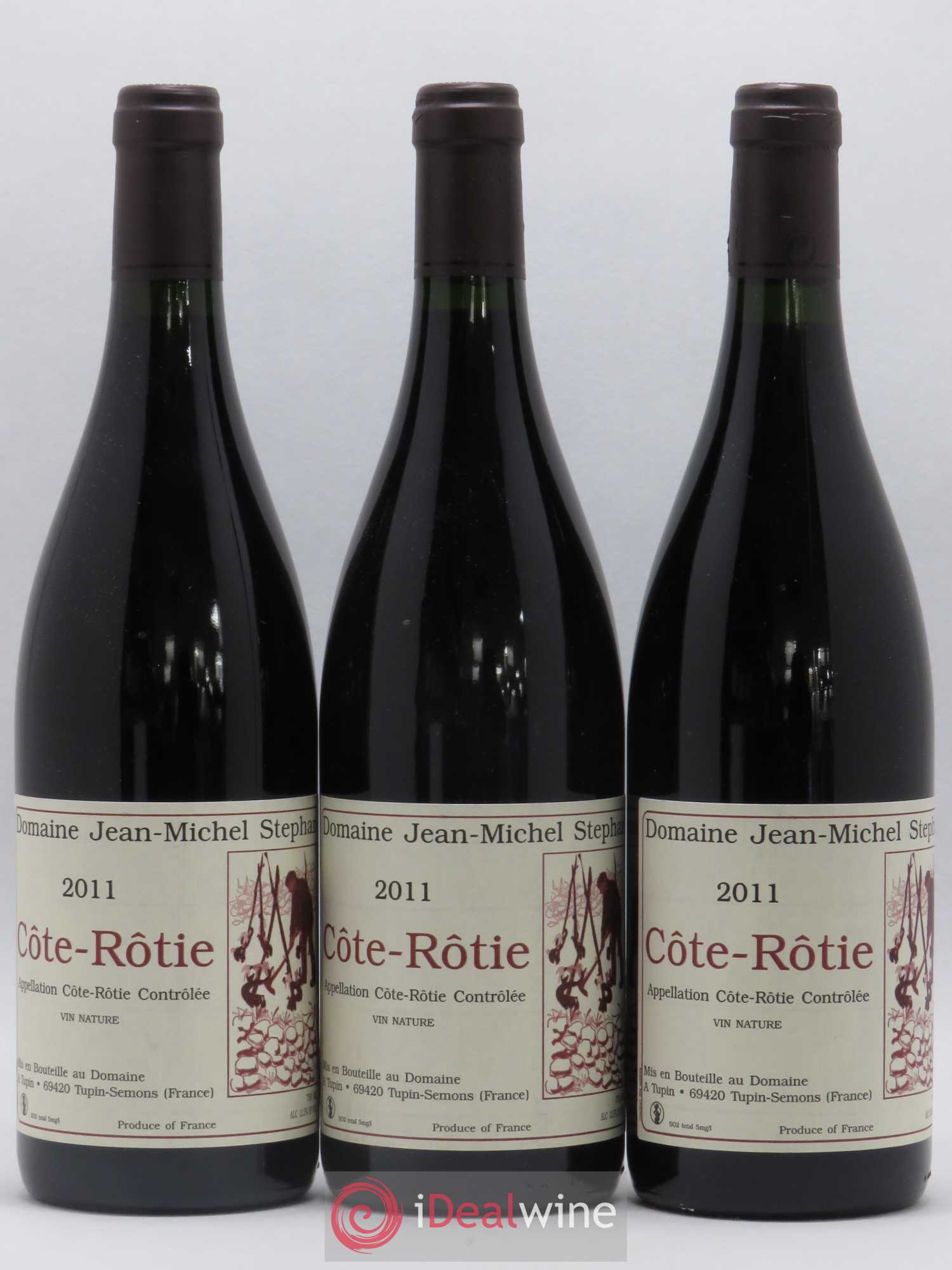Côte-Rôtie Jean-Michel Stephan 2011 - Lot de 3 bouteilles - 0