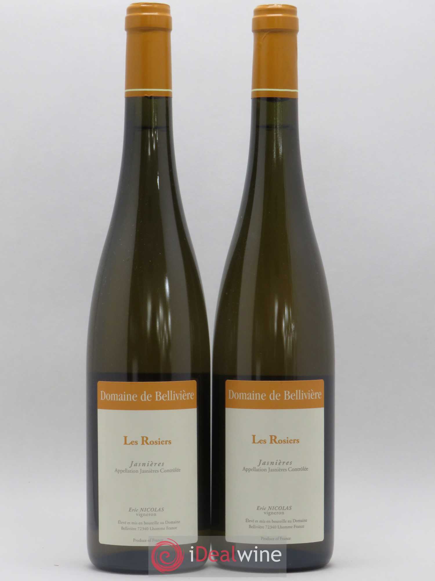 Jasnières Les Rosiers Domaine de Bellivière 2015 - Lot de 2 bouteilles - 0