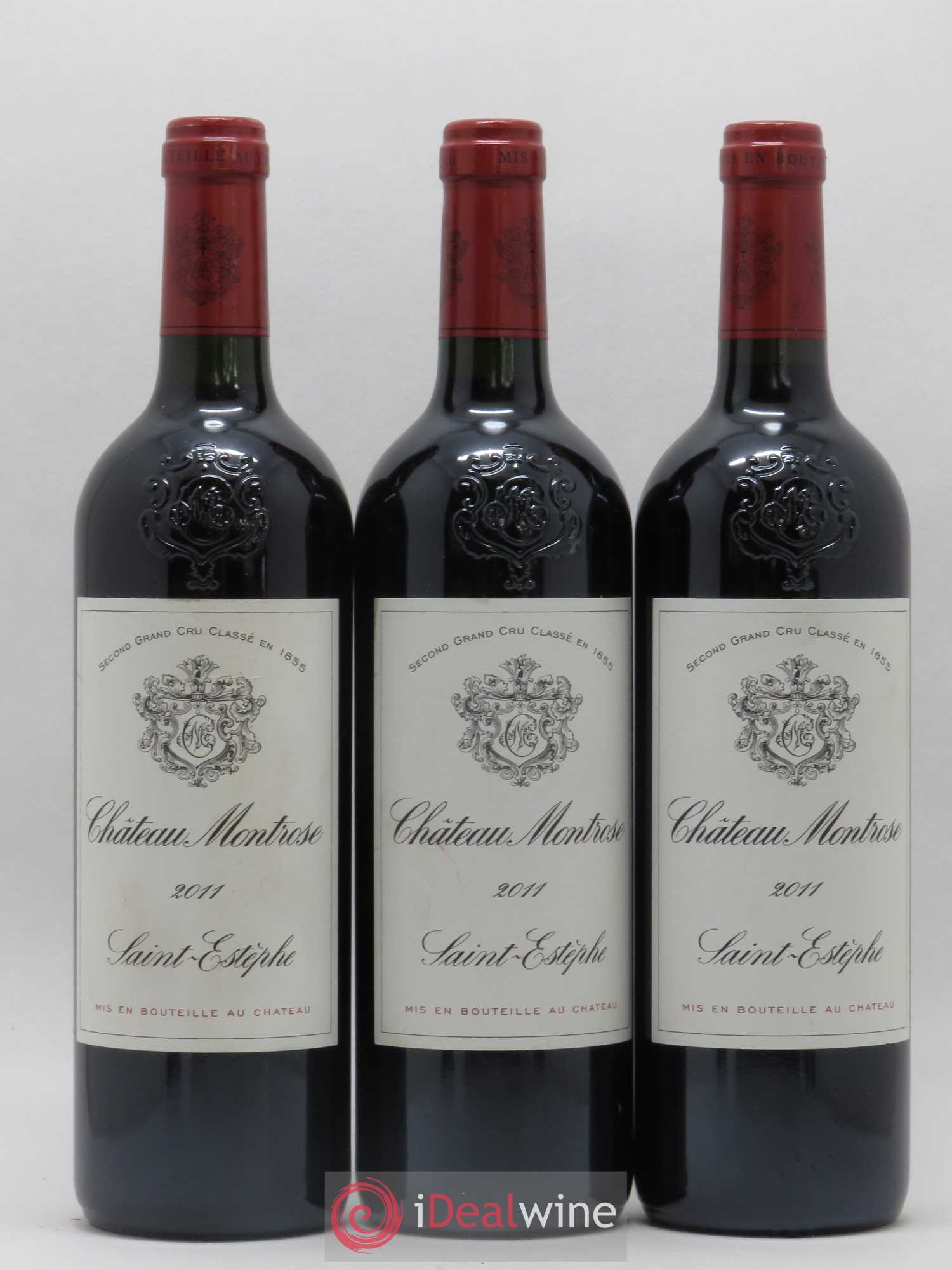 Château Montrose 2ème Grand Cru Classé 2011 - Lot de 3 bouteilles - 0