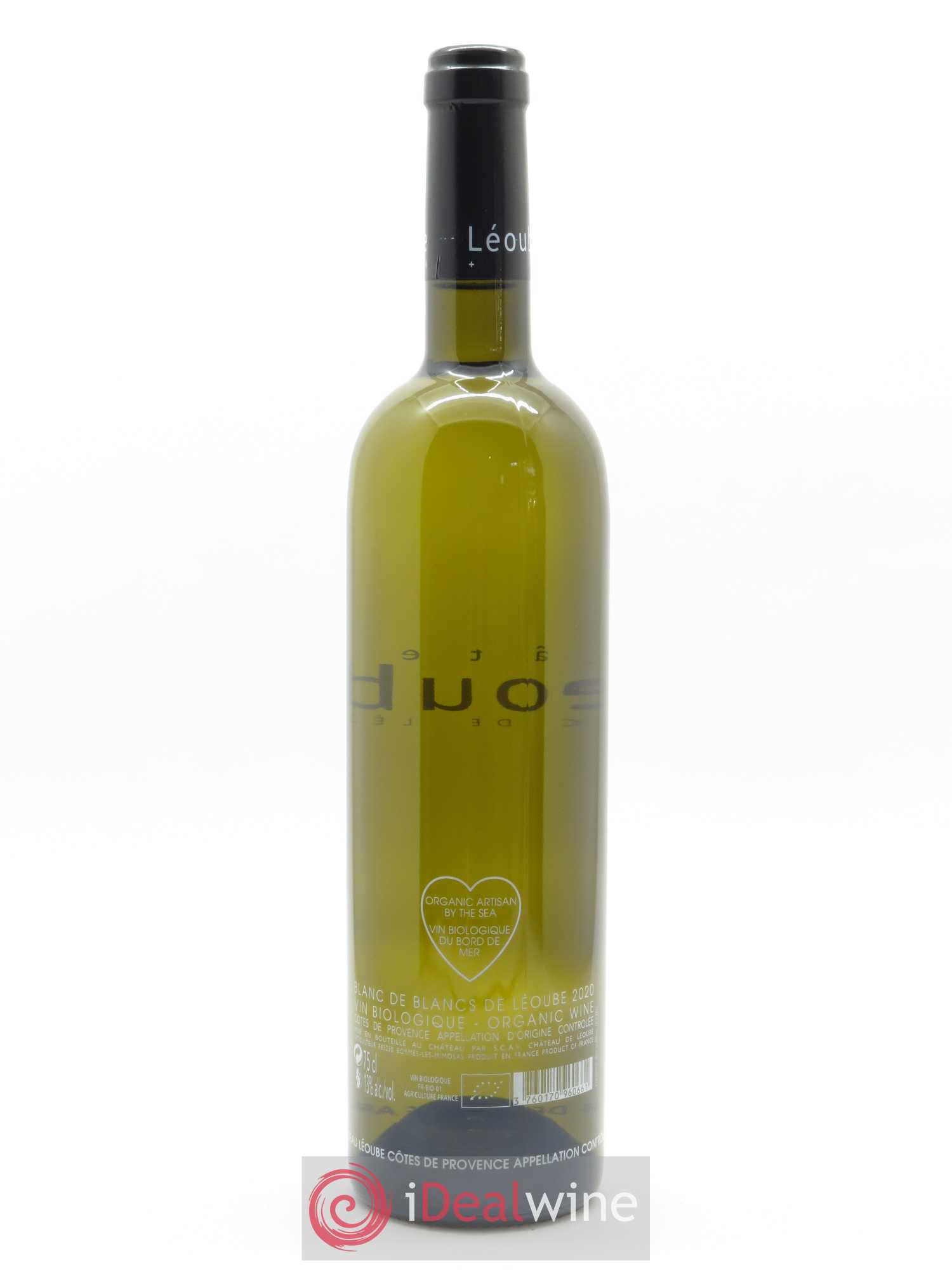 Côtes de Provence Blanc de Léoube 2020 - Lot de 1 bouteille - 1