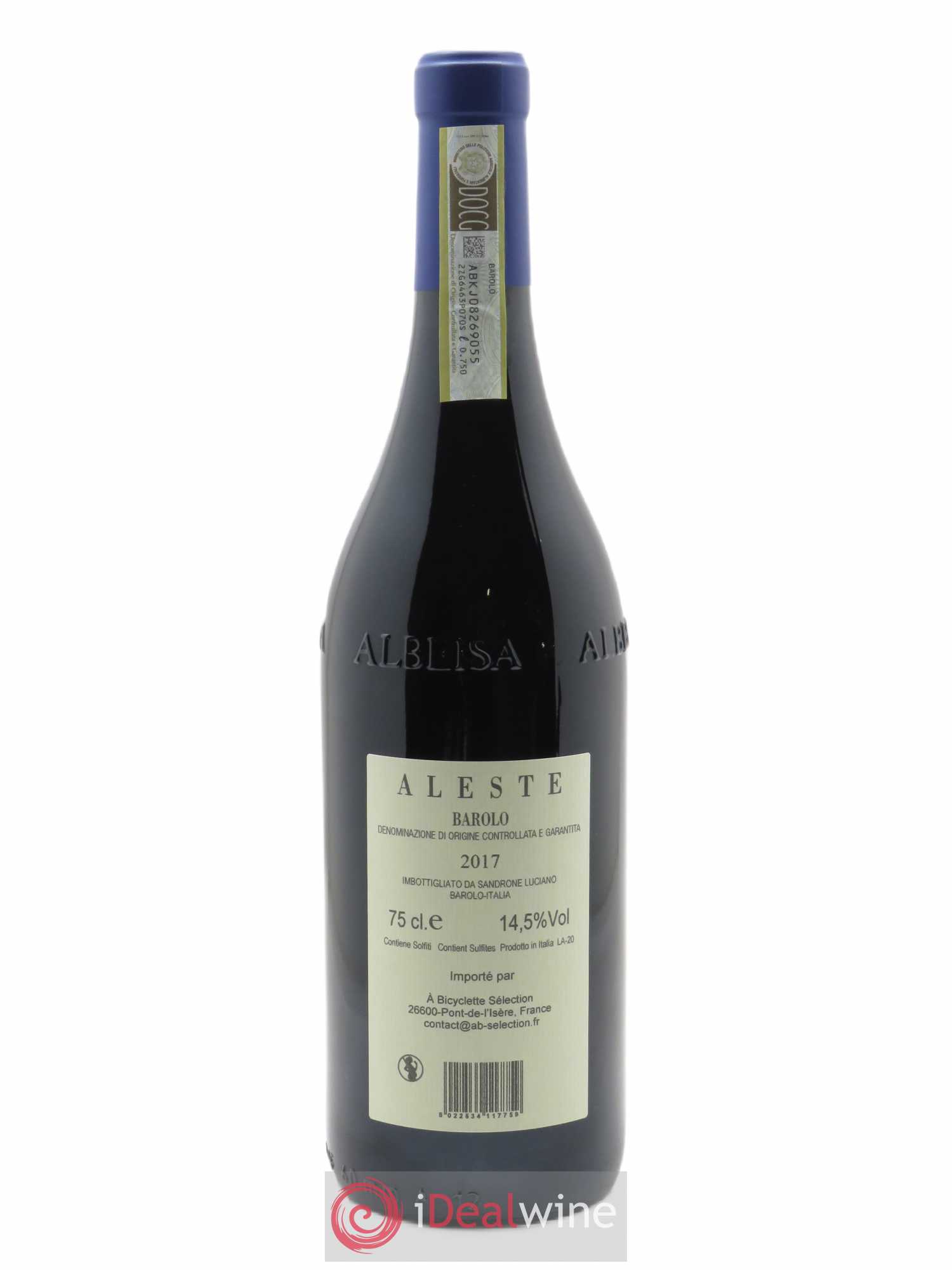 Barolo DOCG Aleste (anciennement Cannubi Boschis) Luciano Sandrone 2017 - Lot of 1 bottle - 1