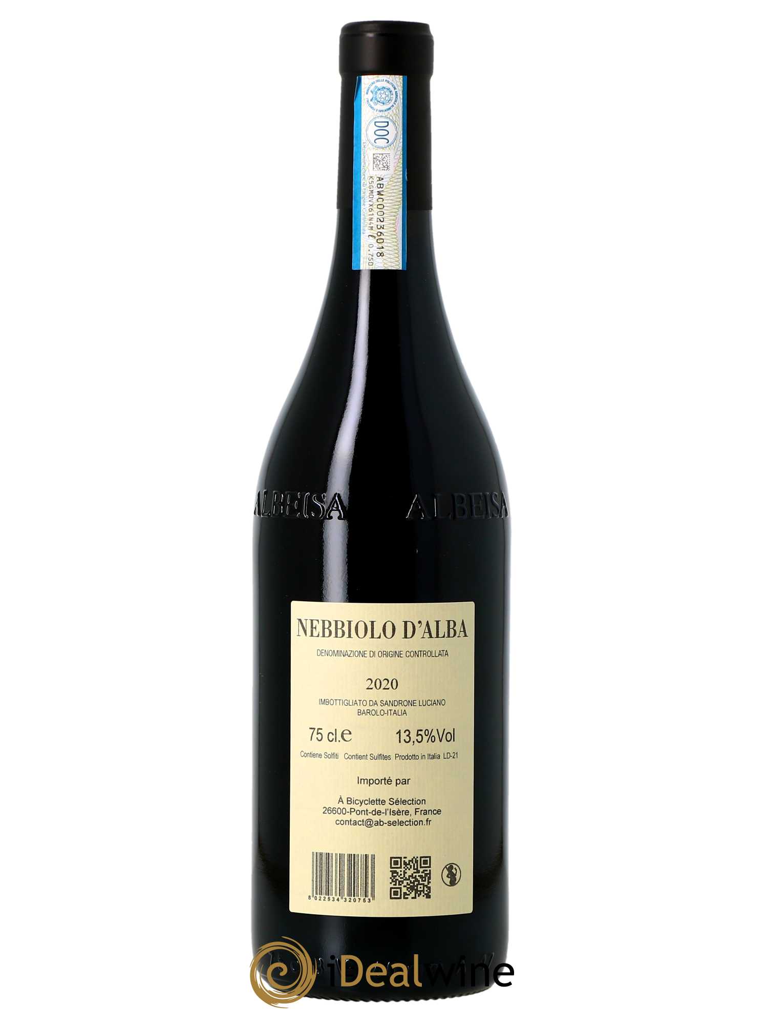 Nebbiolo d'Alba DOC Valmaggiore Luciano Sandrone 2020 - Lot de 1 bouteille - 1