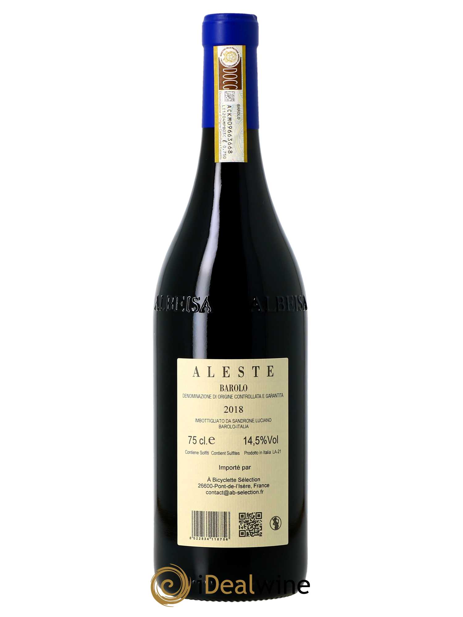 Barolo DOCG Aleste (anciennement Cannubi Boschis) Luciano Sandrone 2018 - Lot of 1 bottle - 1