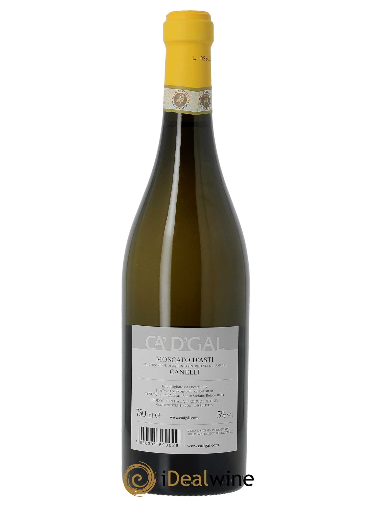 Moscato d'Asti DOCG Sant Ilario Ca'D'Gal 2022 - Lot of 1 bottle - 1