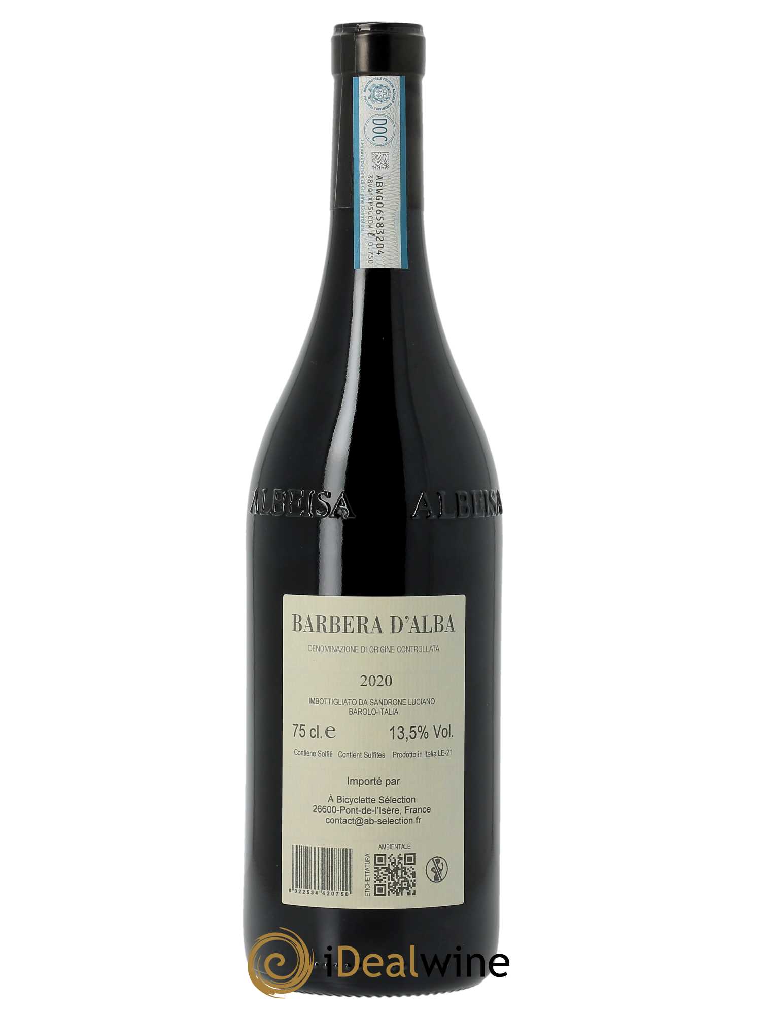 Barbera d'Alba DOC Luciano Sandrone 2020 - Lot de 1 bouteille - 1