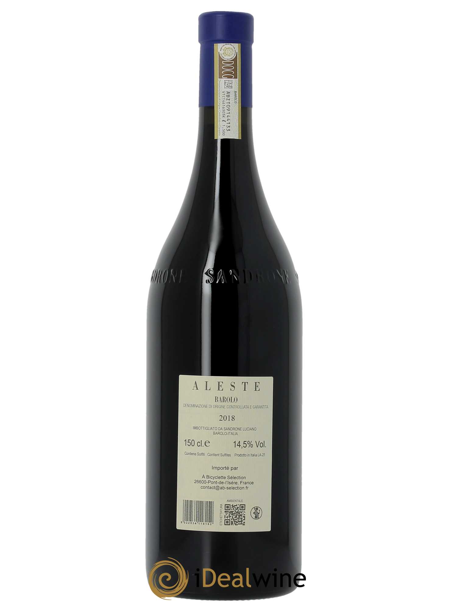 Barolo DOCG Aleste (anciennement Cannubi Boschis) Luciano Sandrone 2018 - Lot of 1 magnum - 1