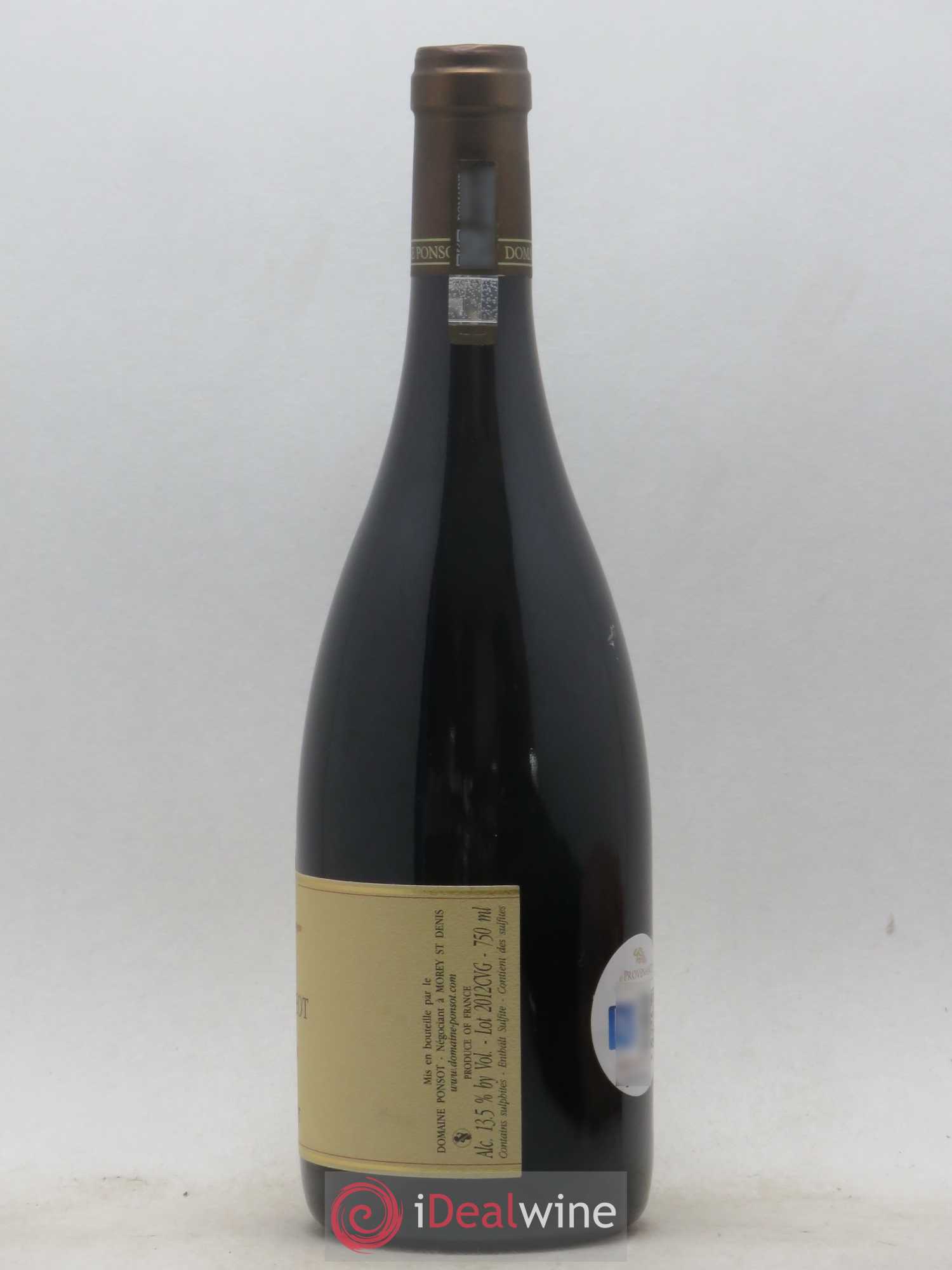 Clos de Vougeot Grand Cru Vieilles Vignes Ponsot (Domaine) 2012 - Lot de 1 bouteille - 2