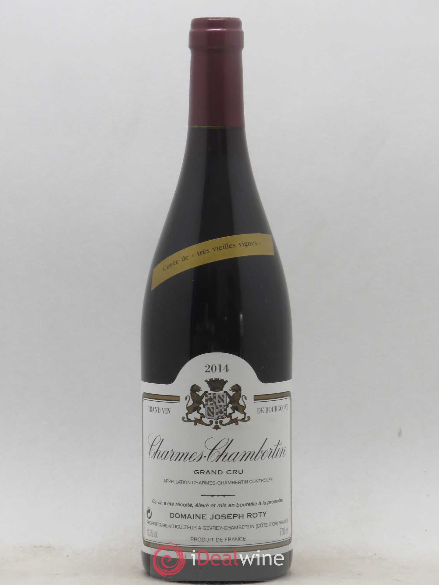 Charmes-Chambertin Grand Cru Joseph Roty (Domaine) Très Vieilles Vignes 2014 - Lot de 1 bouteille - 0