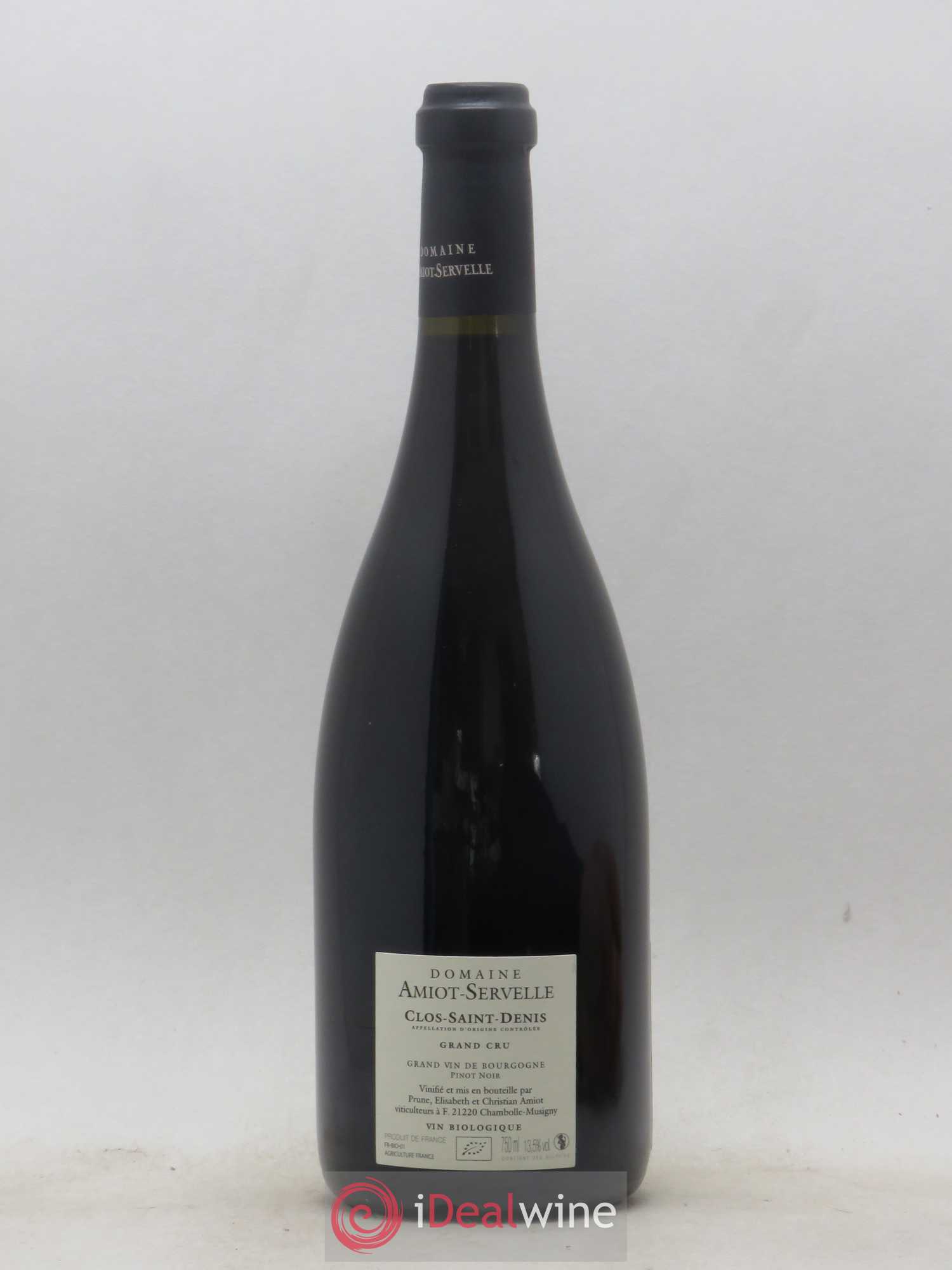 Clos Saint-Denis Grand Cru Amiot-Servelle 2016 - Lot de 1 bouteille - 1
