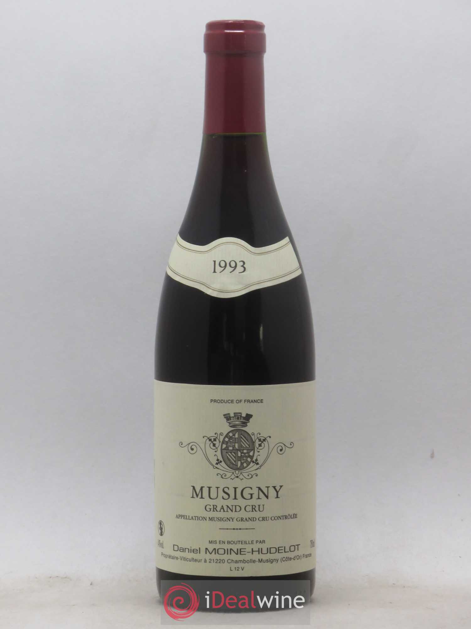 Musigny Grand Cru Moine-Hudelot (Domaine) 1993 - Lot de 1 bouteille - 0