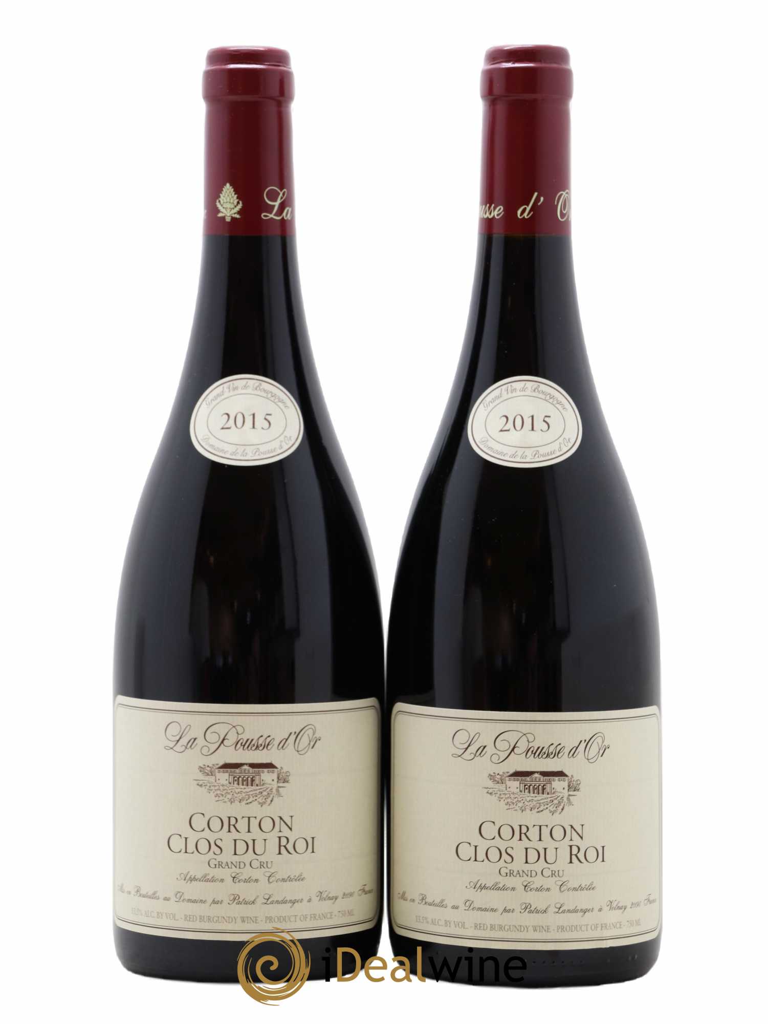 Corton Grand Cru Clos du Roi La Pousse d'Or (Domaine de) 2015 - Lot de 2 bouteilles - 0