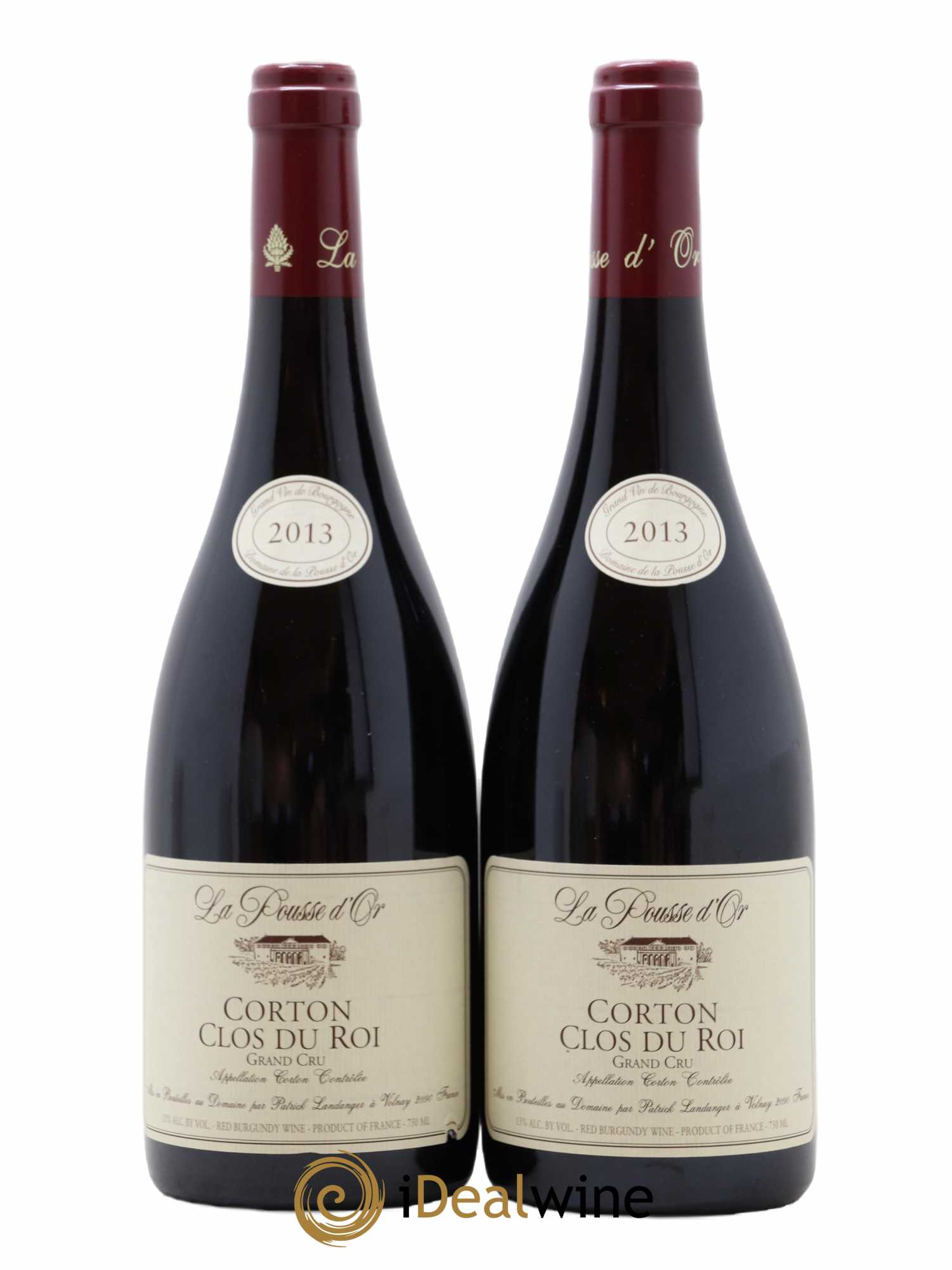 Corton Grand Cru Clos du Roi La Pousse d'Or (Domaine de) 2013 - Lot de 2 bouteilles - 0