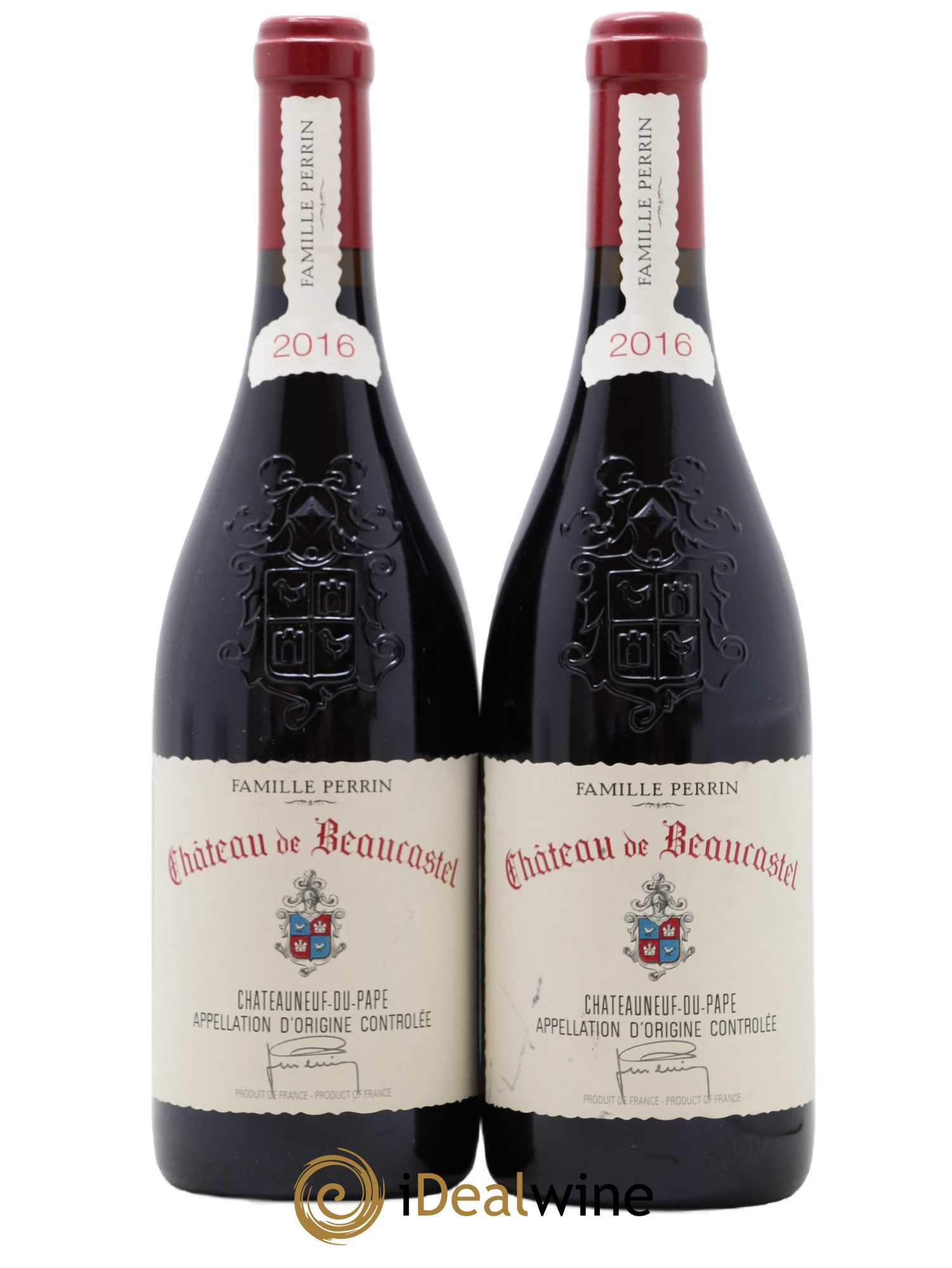 Châteauneuf-du-Pape Château de Beaucastel Famille Perrin 2016 - Lot de 2 bouteilles - 0