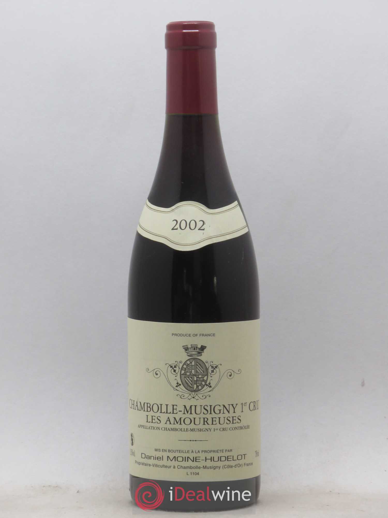 Chambolle-Musigny 1er Cru Les Amoureuses Moine-Hudelot (Domaine) 2002 - Lot de 1 bouteille - 0