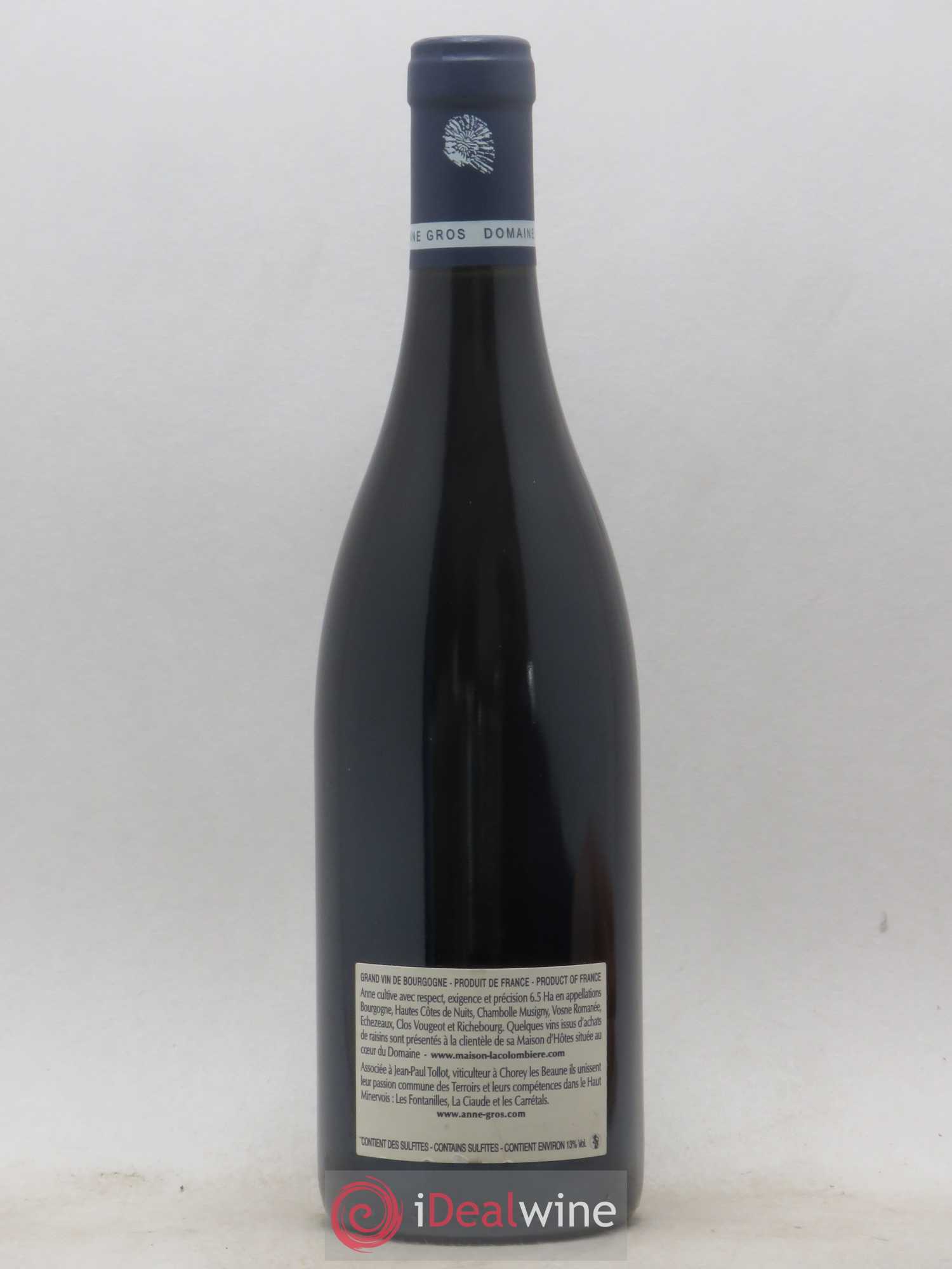 Clos de Vougeot Grand Cru Le Grand Maupertui Anne Gros 2009 - Lot de 1 bouteille - 1