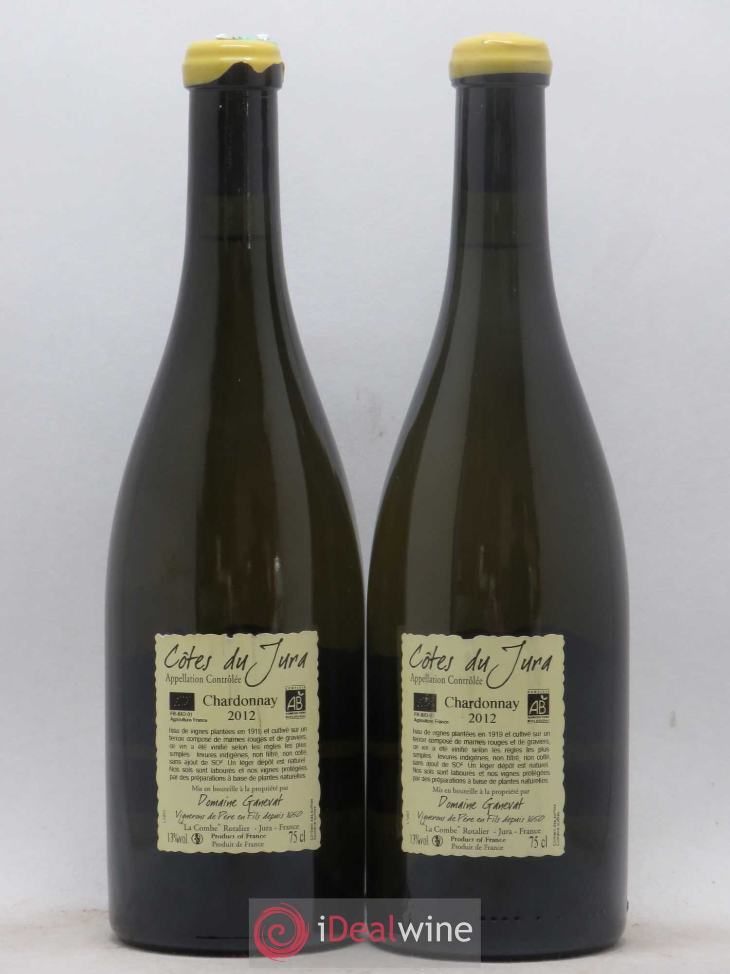 Côtes du Jura Les Grands Teppes Vieilles Vignes Jean-François Ganevat (Domaine) 2012 - Lot de 2 bouteilles - 1