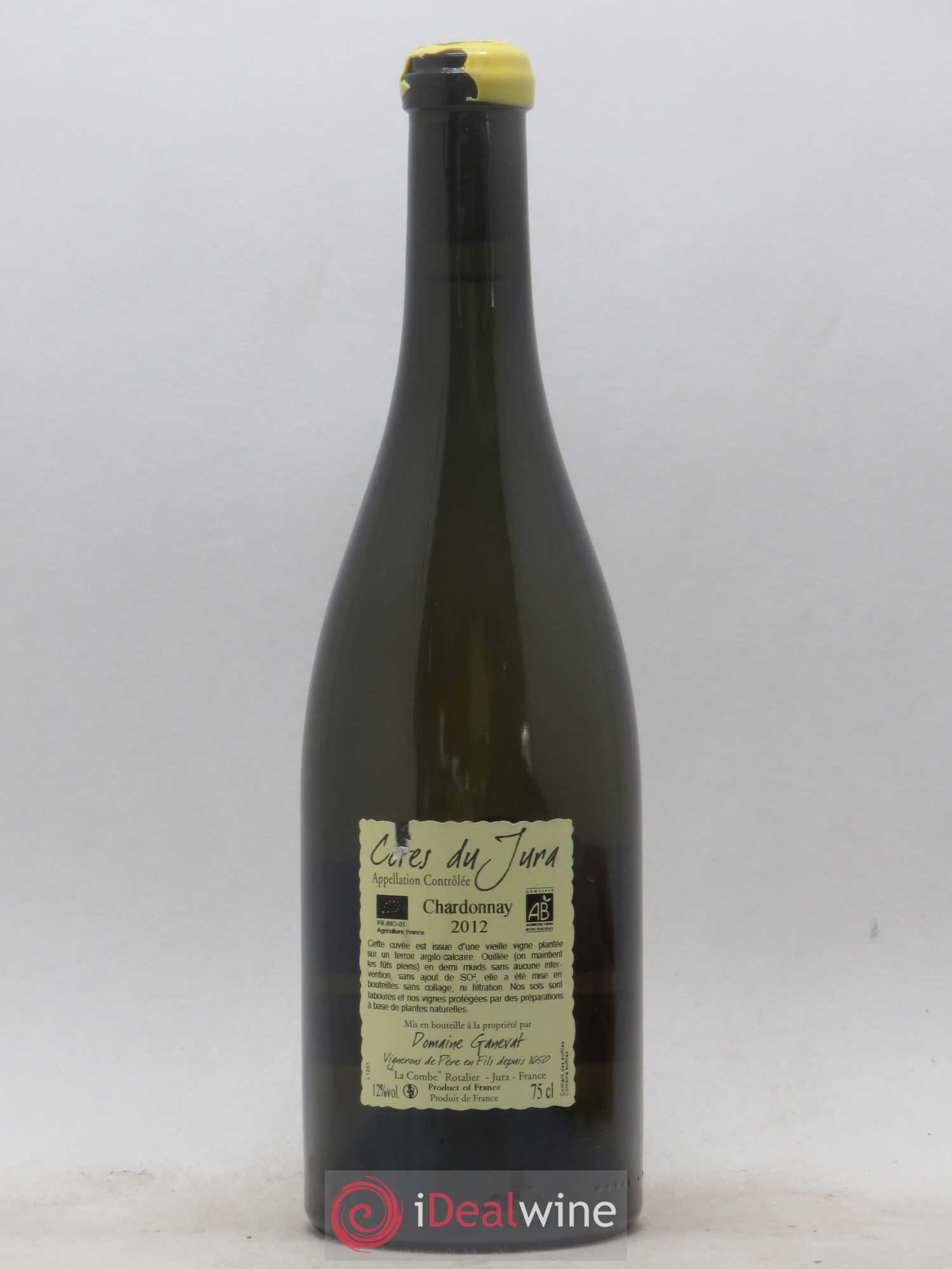 Côtes du Jura Les Chamois du Paradis Jean-François Ganevat (Domaine) 2012 - Lot de 1 bouteille - 1