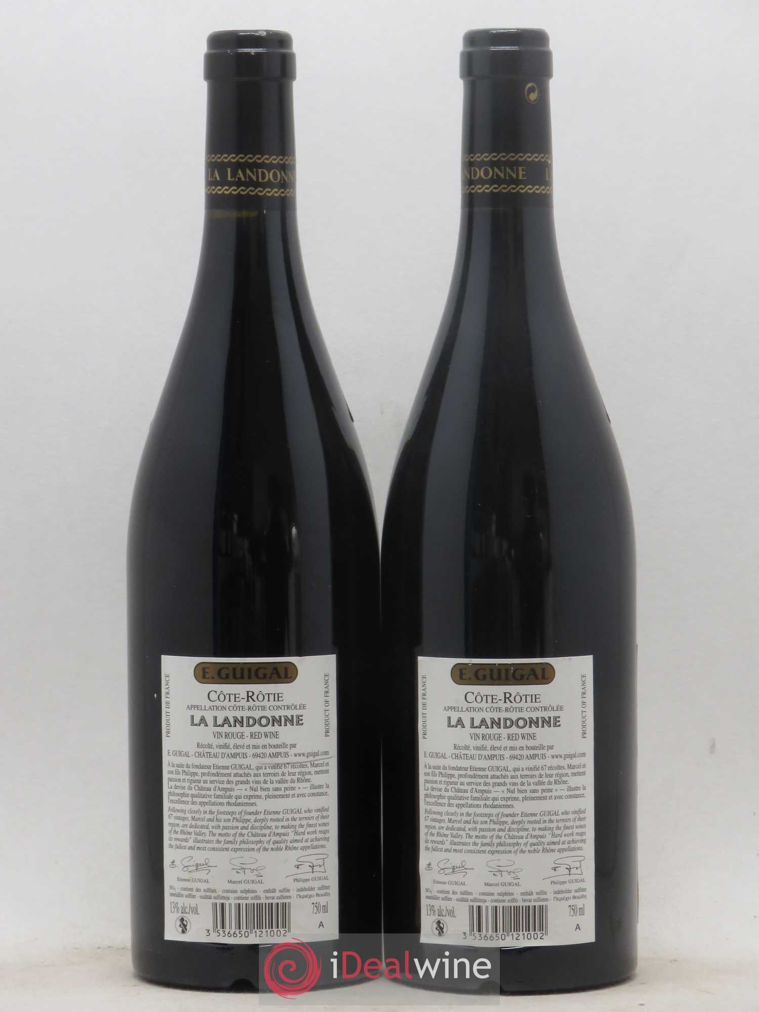 Côte-Rôtie La Landonne Guigal 2009 - Lot de 2 bouteilles - 1