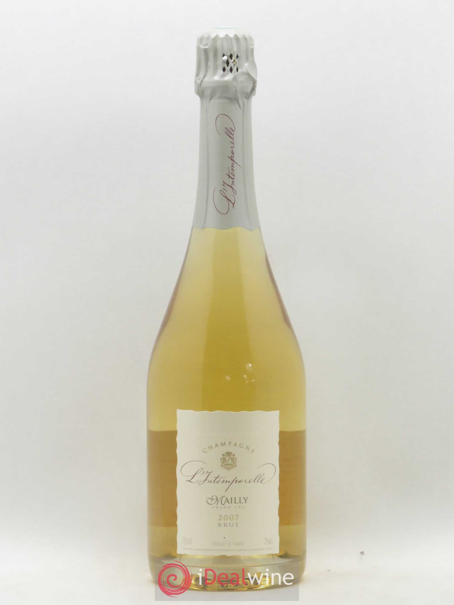 Brut millésimé Mailly L'intemporelle Grand Cru 2007 - Posten von 1 Flasche - 0