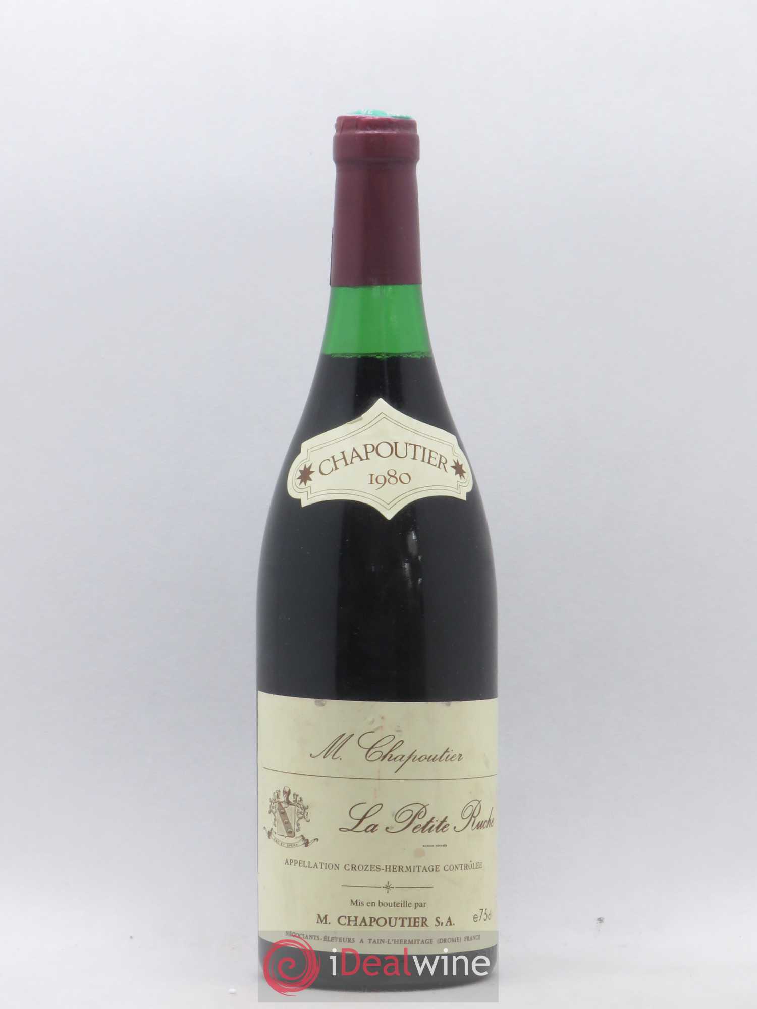 Crozes-Hermitage La Petite Ruche Chapoutier 1980 - Lot de 1 bouteille - 0