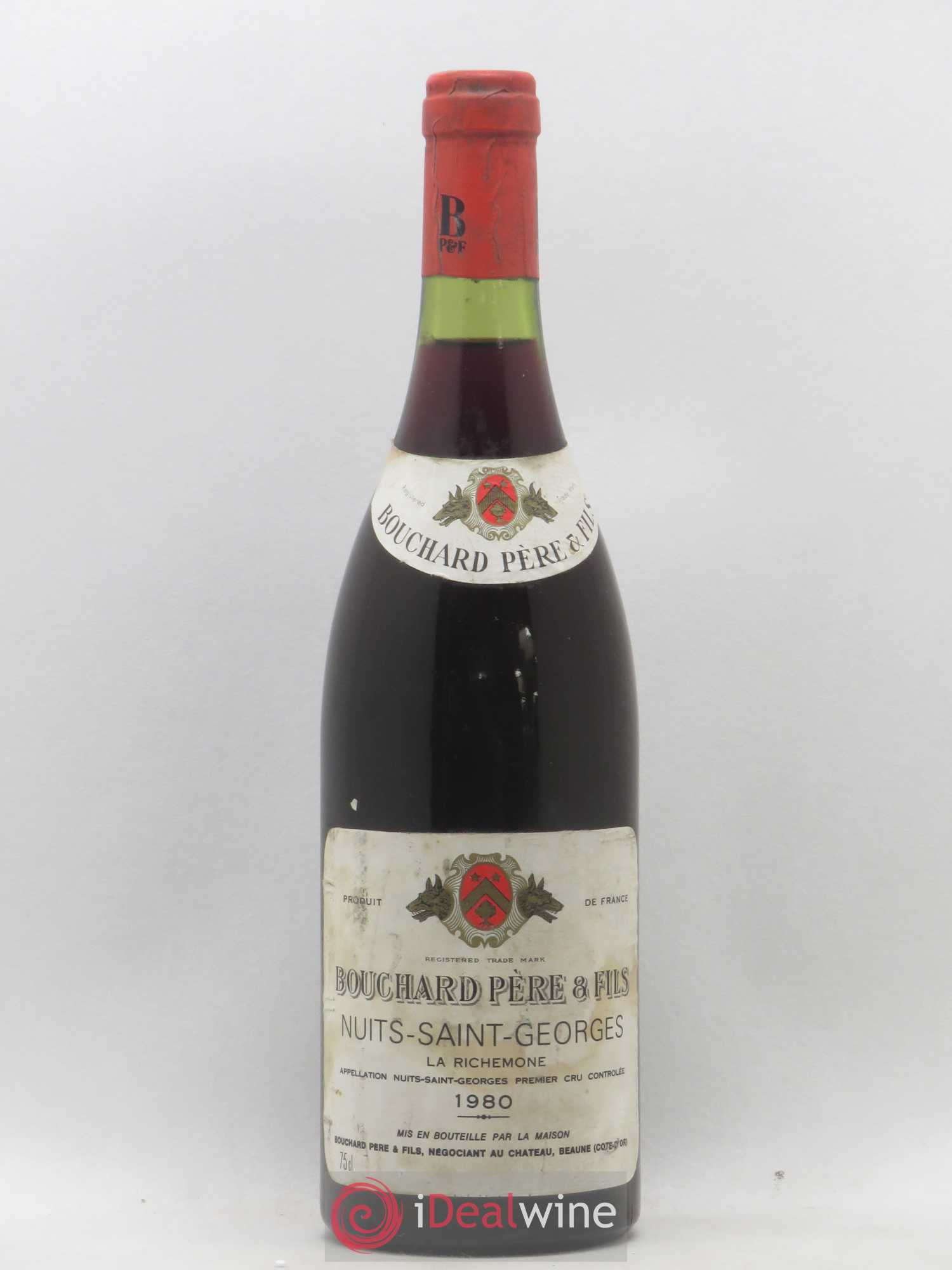 Nuits-Saint-Georges 1er Cru La Richemone Bouchard Pere & Fils 1980 - Lot de 1 bouteille - 0