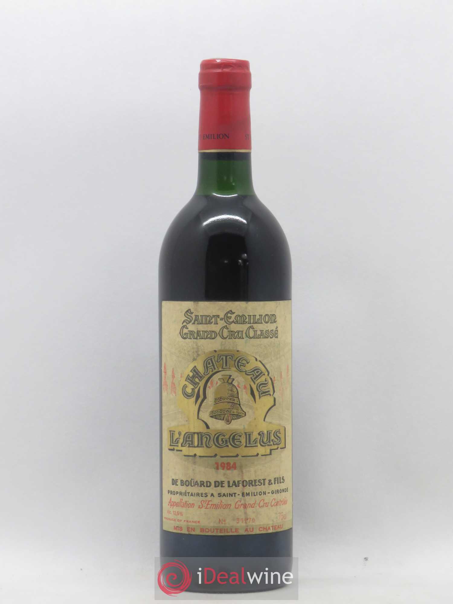 Château Angélus 1er Grand Cru Classé A 1984 - Lot de 1 bouteille - 0