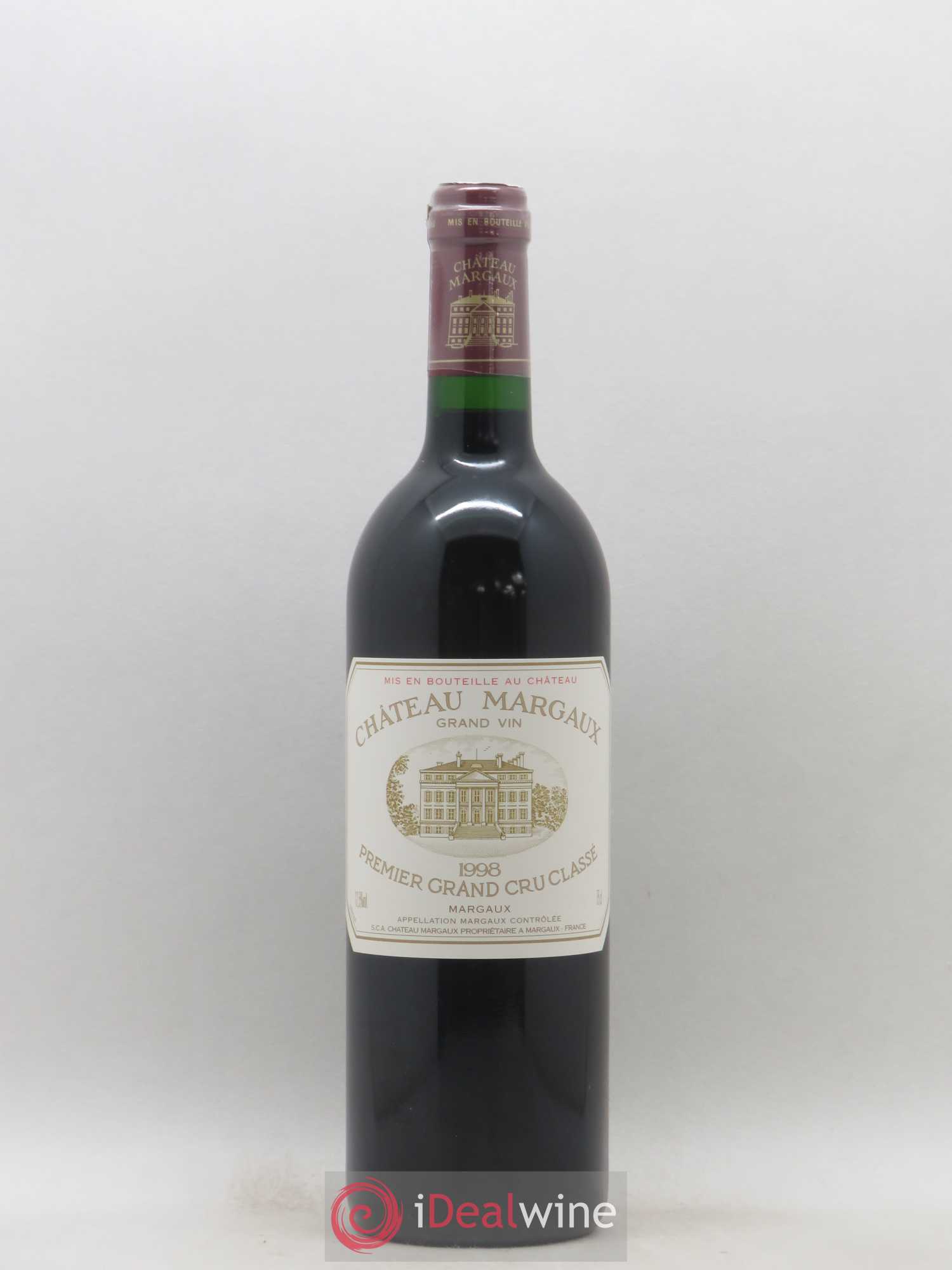 Château Margaux 1er Grand Cru Classé 1998 - Lot de 1 bouteille - 0