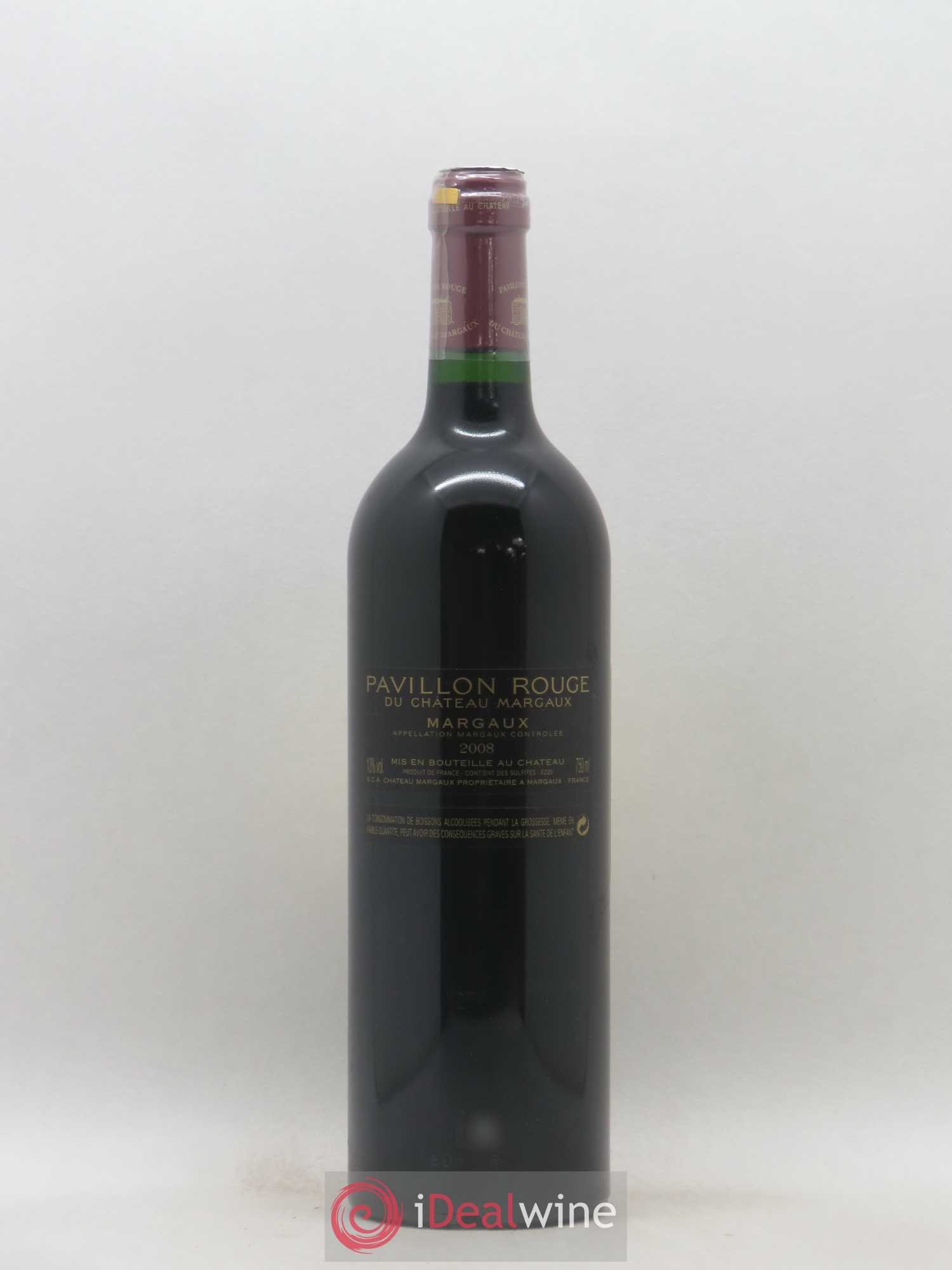 Pavillon Rouge du Château Margaux Second Vin 2008 - Lot de 1 bouteille - 1