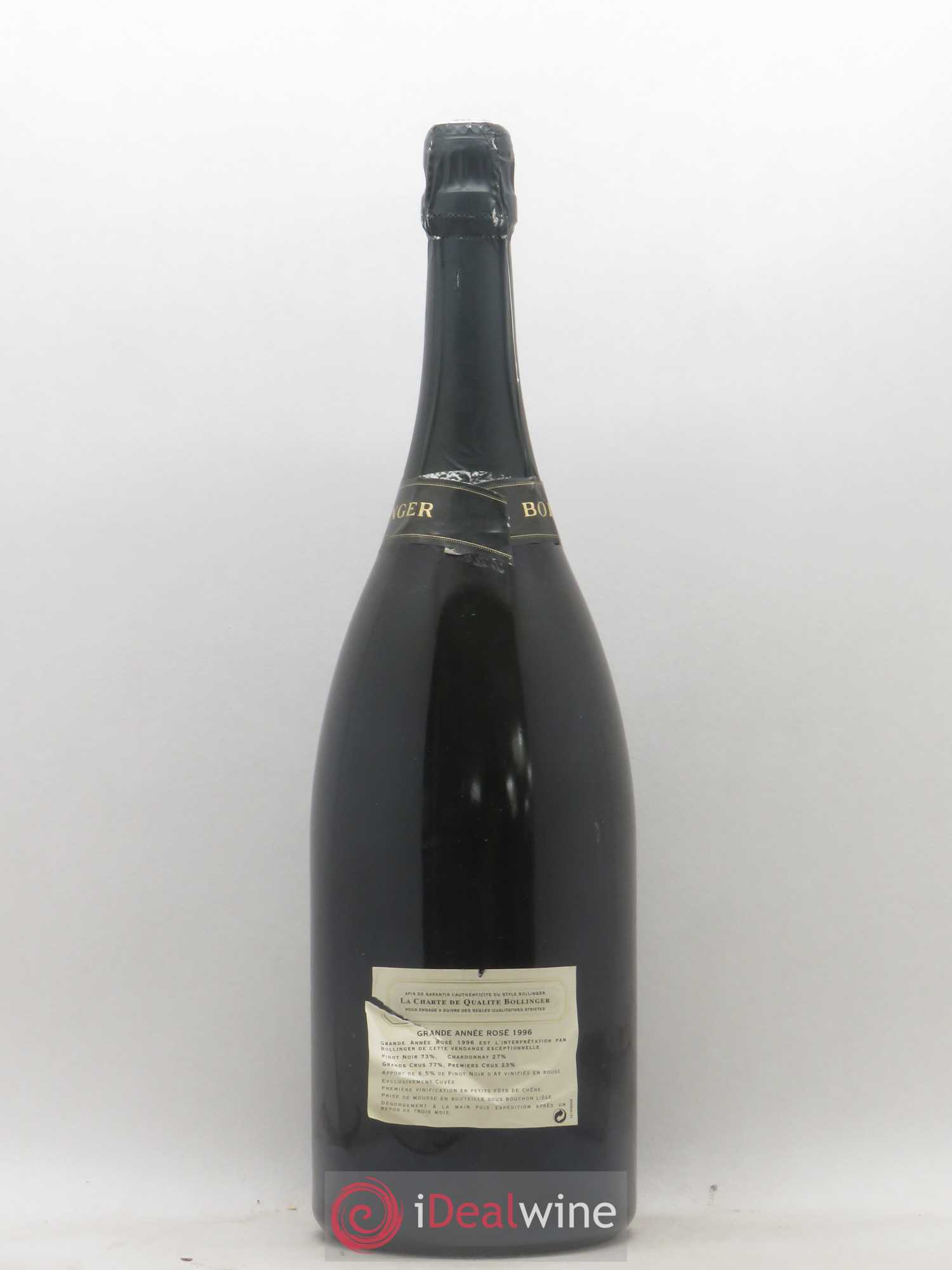 Grande Année Brut Bollinger 1996 - Lot de 1 magnum - 1