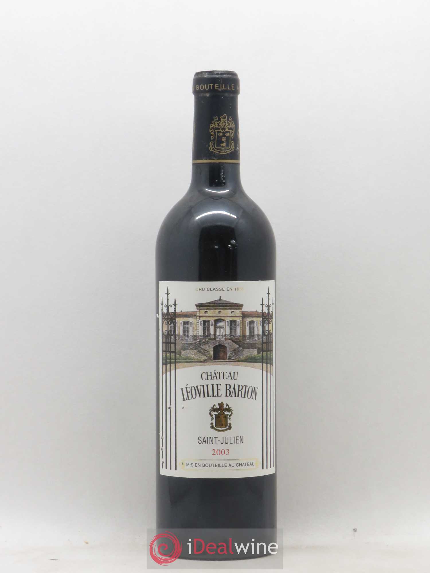 Château Léoville Barton 2ème Grand Cru Classé 2003 - Lot de 1 bouteille - 0