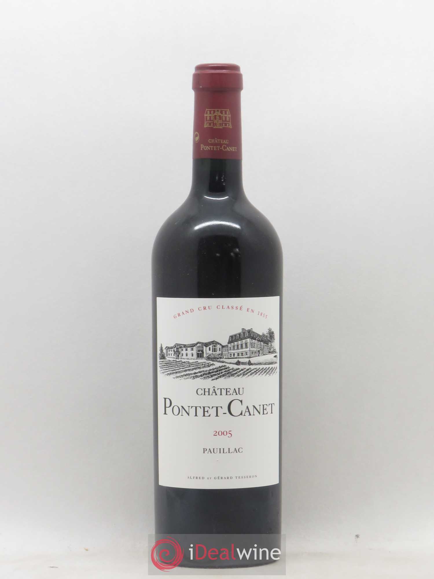 Château Pontet Canet 5ème Grand Cru Classé 2005 - Lot de 1 bouteille - 0