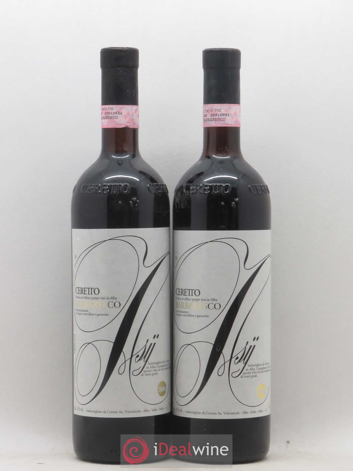 Barbaresco DOCG Asij Ceretto 2006 - Posten von 2 Flaschen - 0