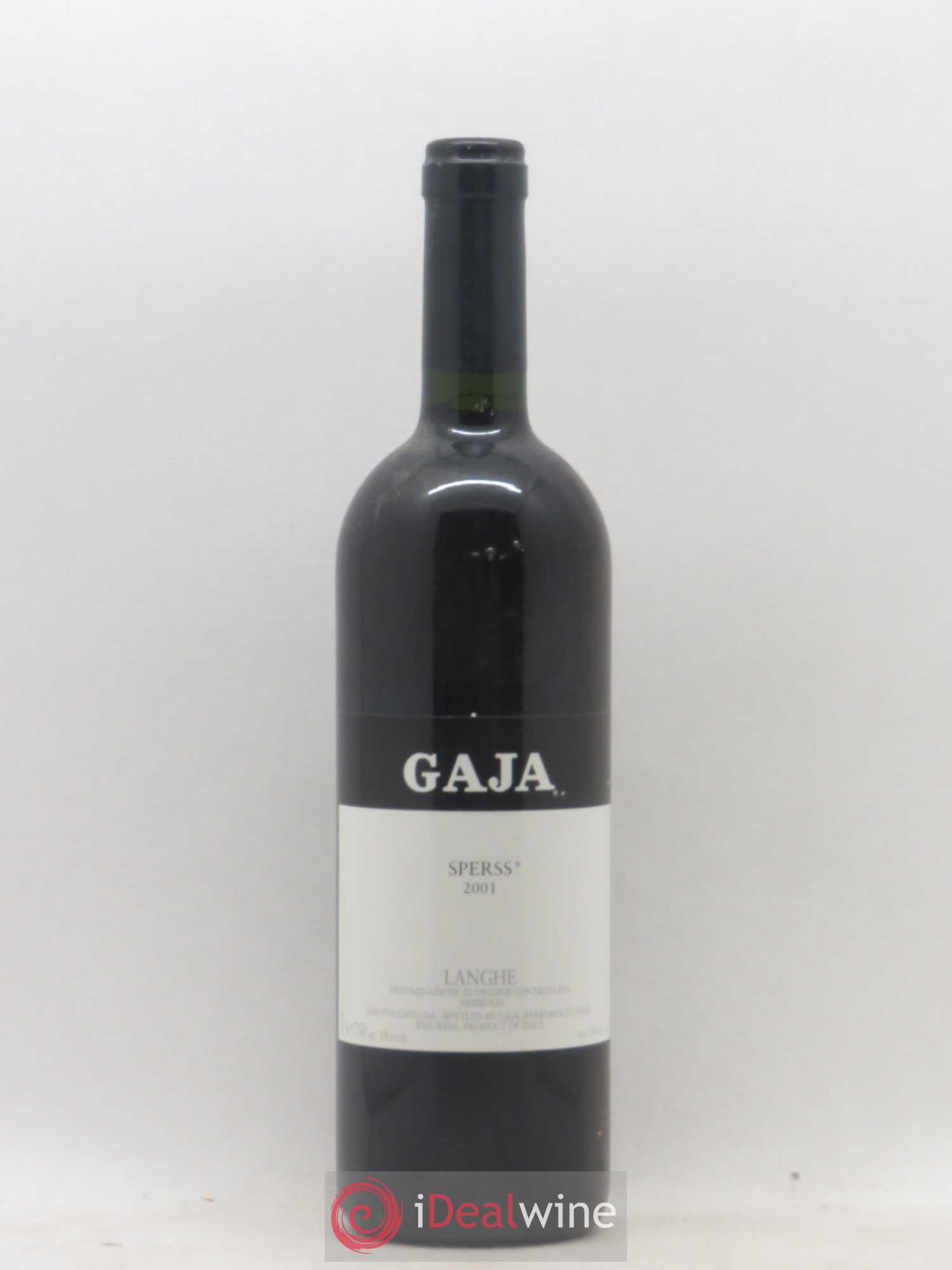 Langhe Sperss Angelo Gaja 2001 - Lot de 1 bouteille - 0