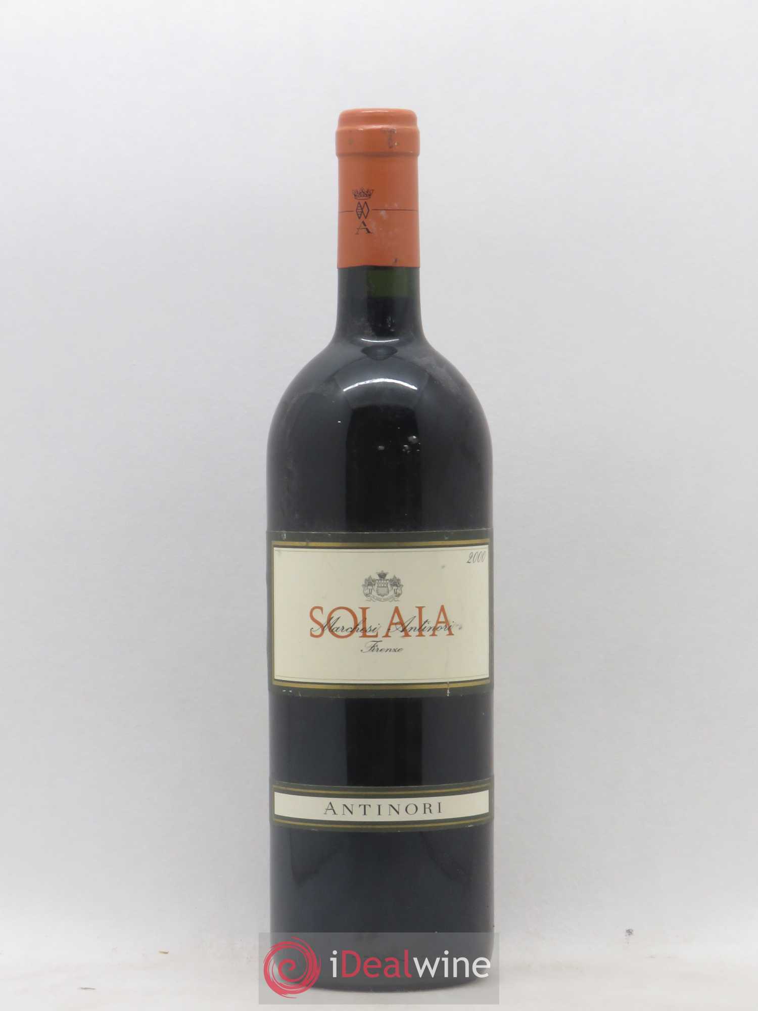 Toscana IGT Solaia Tenuta Tignanello - Marchesi Antinori 2000 - Lot de 1 bouteille - 0
