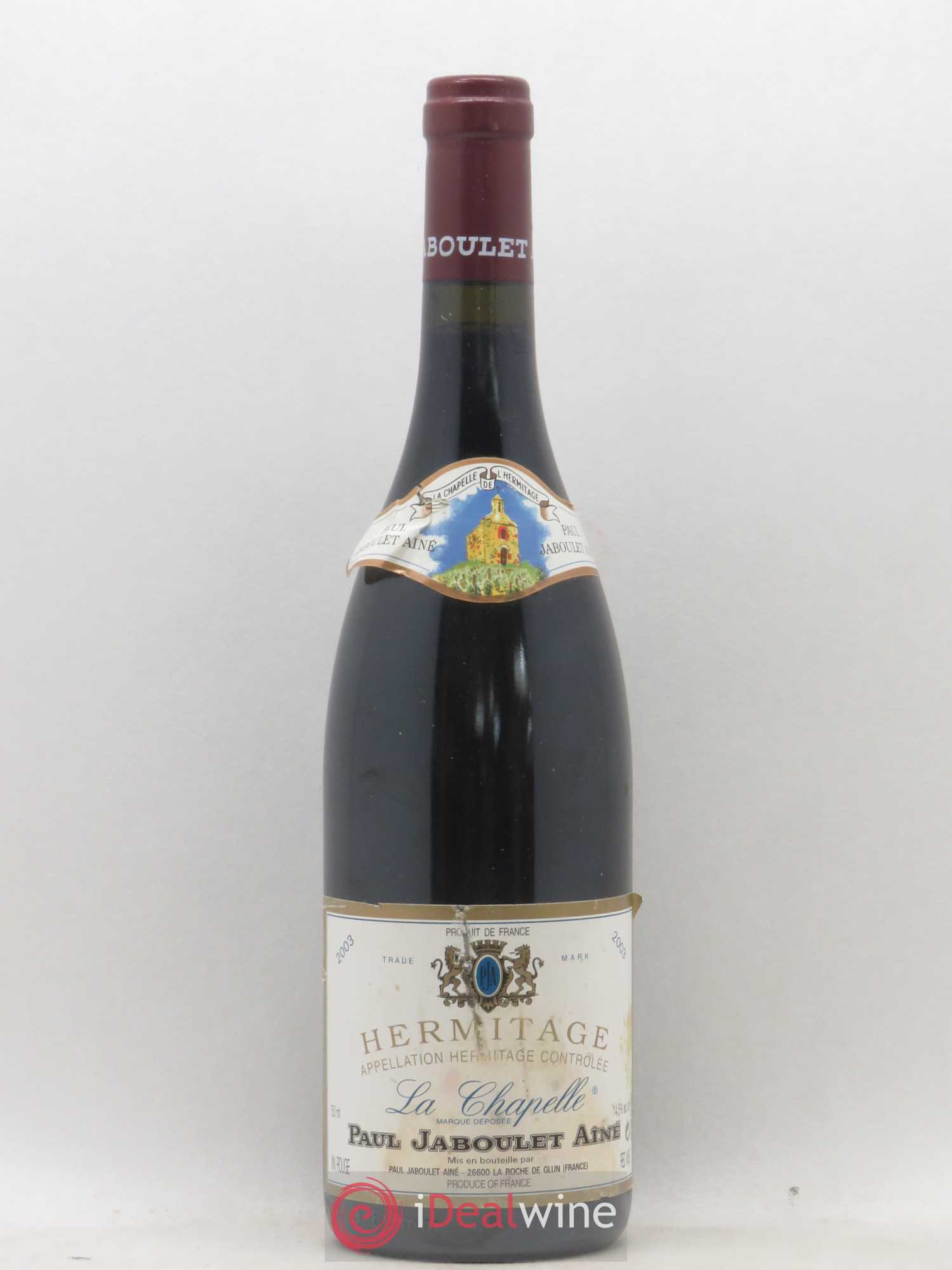 Hermitage La Chapelle Paul Jaboulet Ainé 2003 - Lot de 1 bouteille - 0